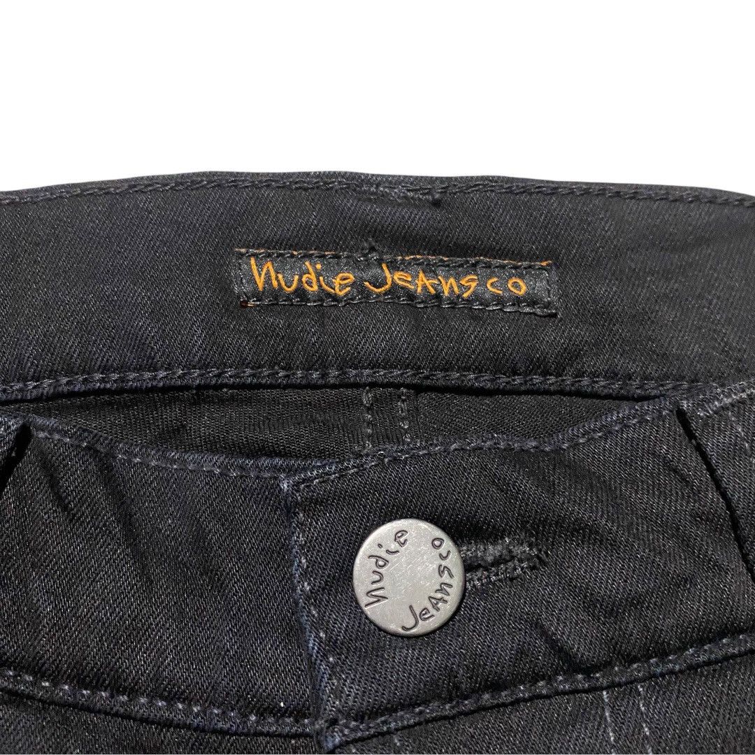 Nudie Jeans Nudie jeans co thin finn black smoke denim longpant Size US 30 / EU 46 - 7 Thumbnail