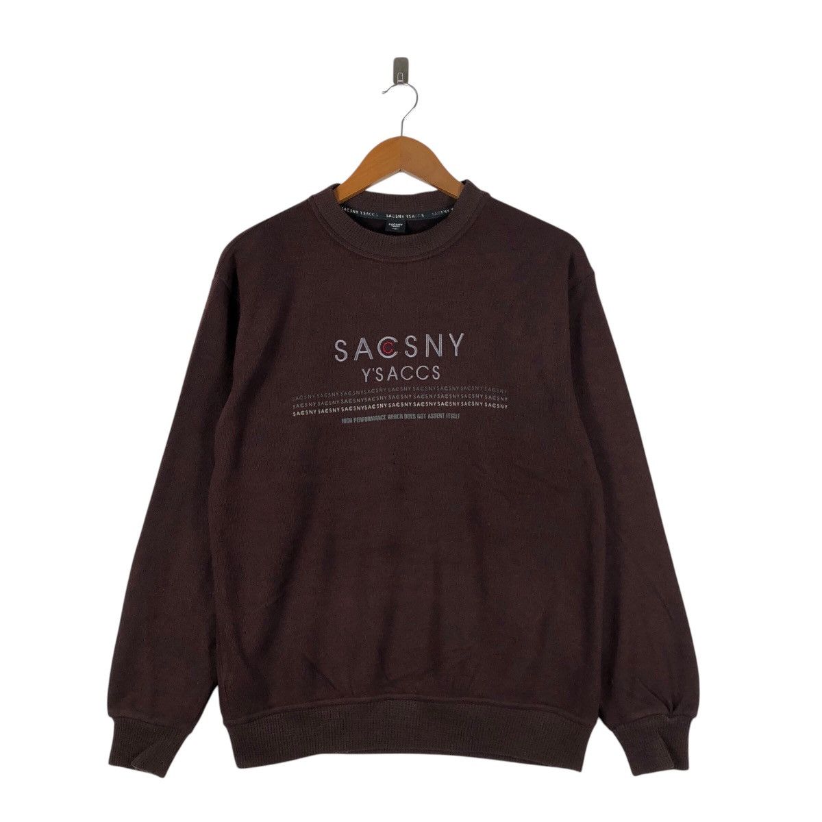 Yohji Yamamoto Yohji Yamamoto Y'Saccs Sacsny Embroidery Logo Sweatshirt Size US M / EU 48-50 / 2 - 1 Thumbnail