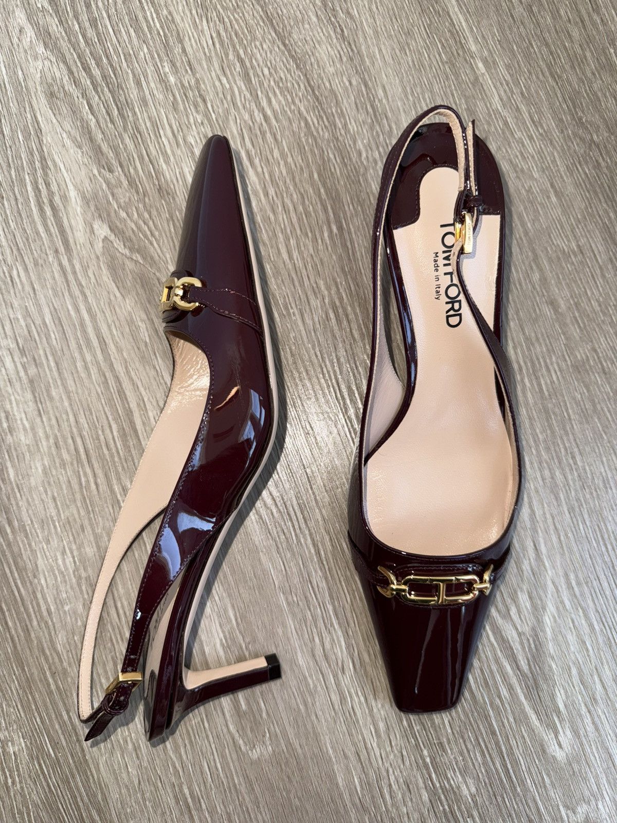 Tom Ford Tom Ford Patent Whitney Kitten Heels Size US 8 / IT 38 - 4 Thumbnail