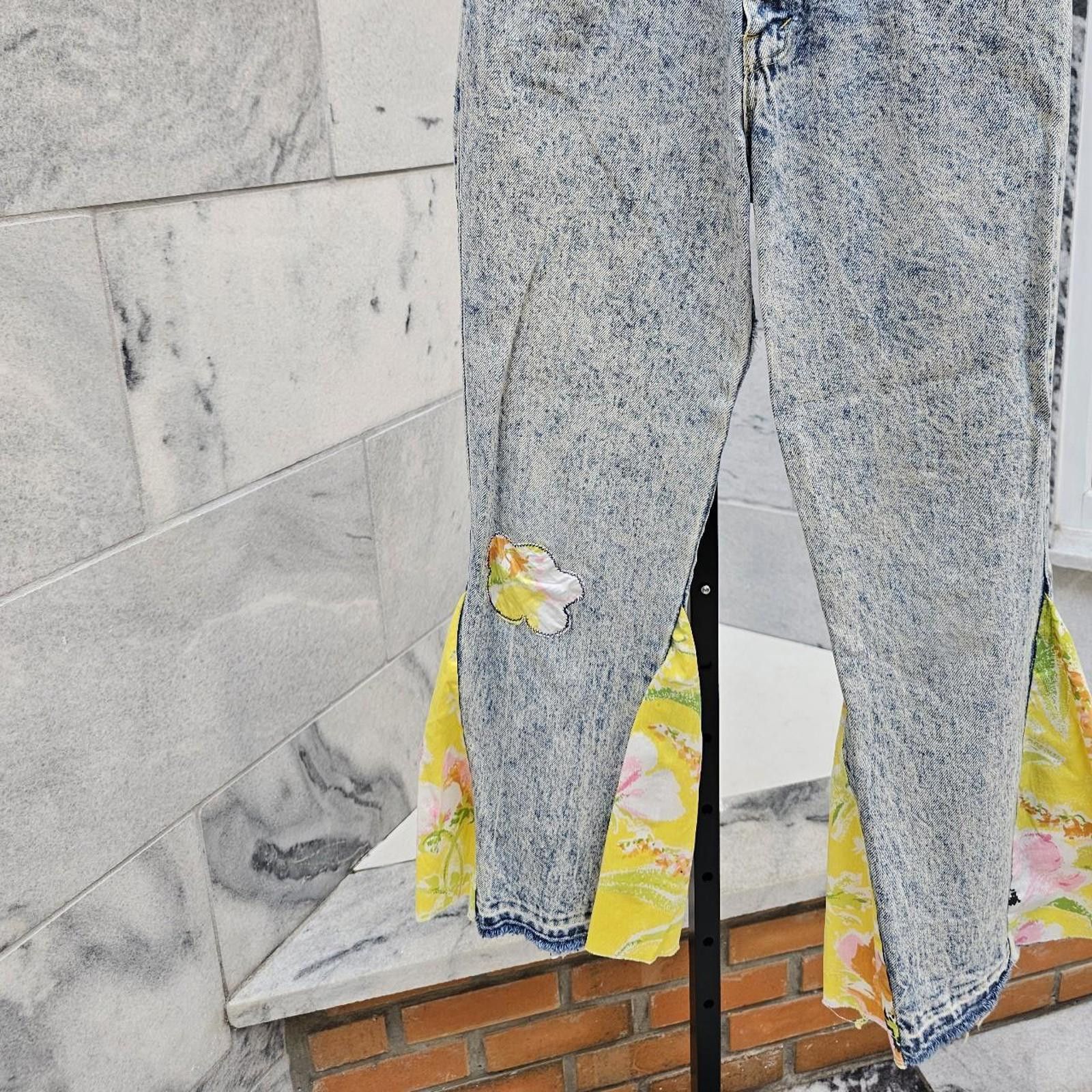 Other Kid's Yellow and Blue Vintage Jeans Size US 26 / EU 42 - 2 Thumbnail