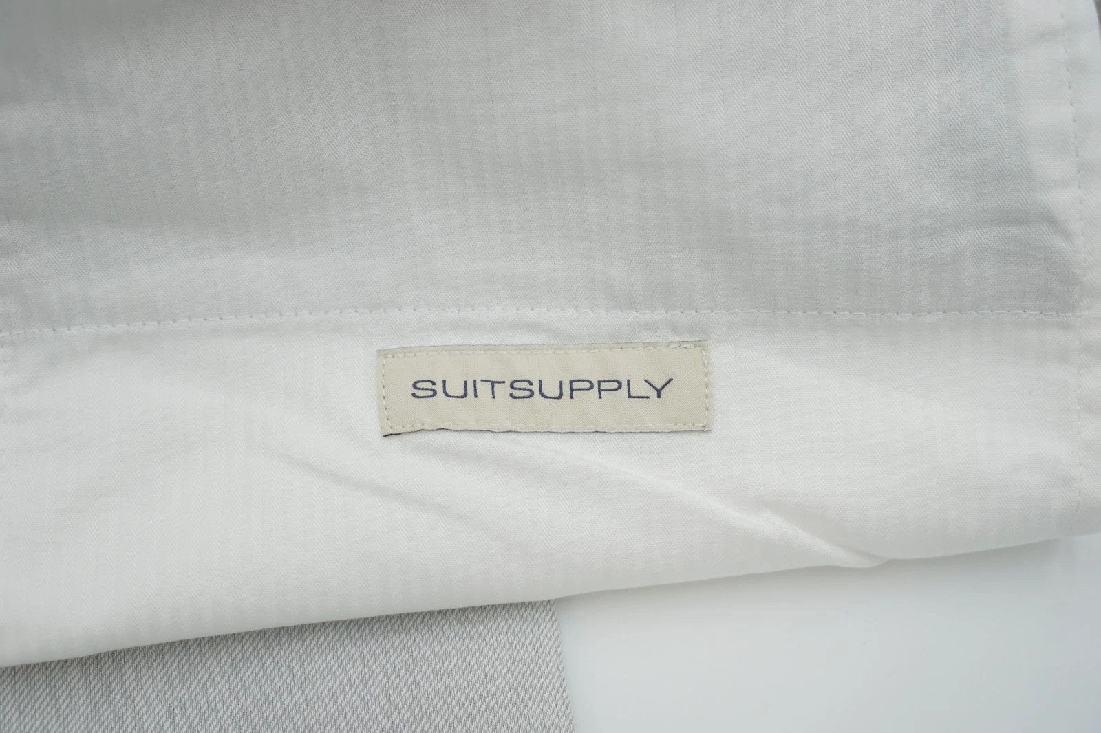 Suitsupply Men Suitsupply Pants Cotton & Linen Light Grey Brescia US40L Size 40L - 5 Thumbnail
