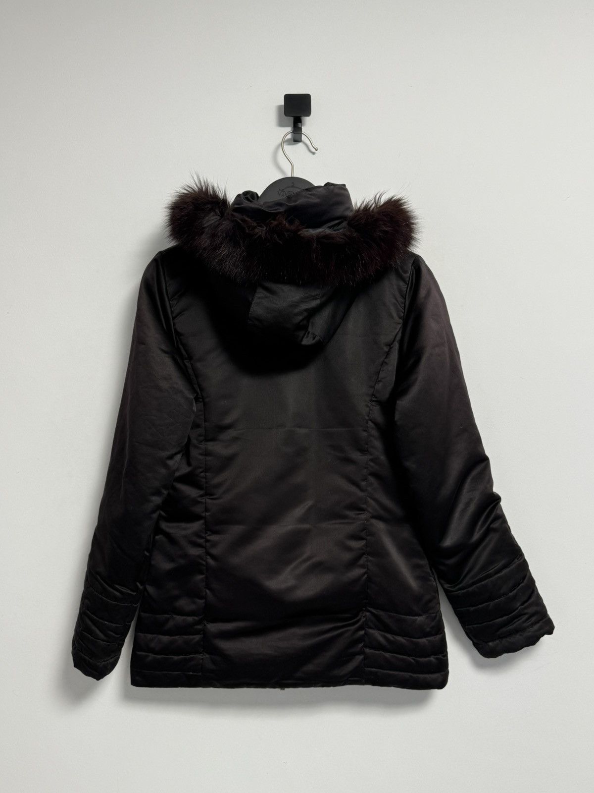 Moncler Moncler Green Gold Shimmer Down Filled Fur Trim Hooded Parka Size XS / US 0-2 / IT 36-38 - 19 Thumbnail