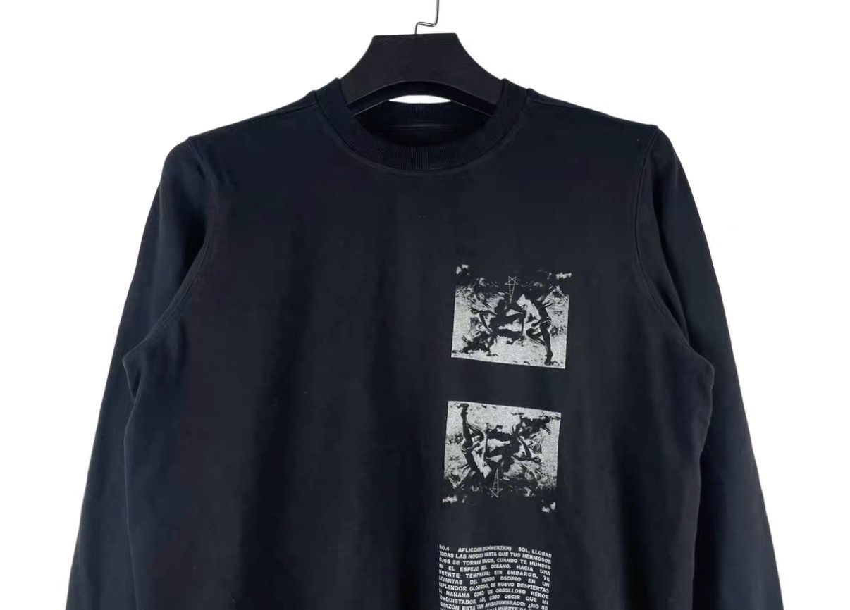 Rick Owens Rick Owens DRKSHDW Printed Sweatshirt J31 Size US M / EU 48-50 / 2 - 3 Thumbnail