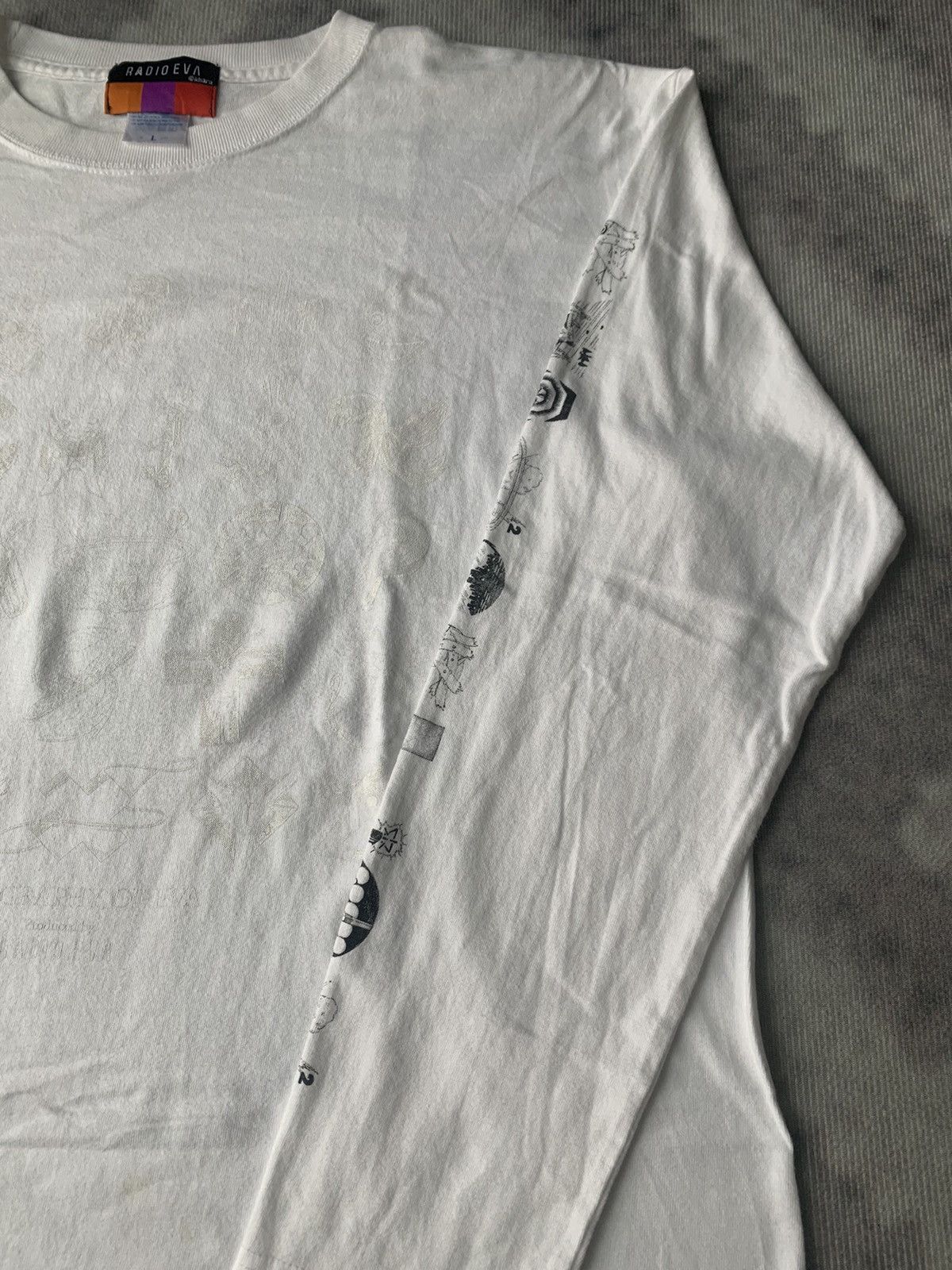 Anime × Japanese Brand Radio Eva Evangelion Longsleeve Tshirt Size US L / EU 52-54 / 3 - 3 Thumbnail