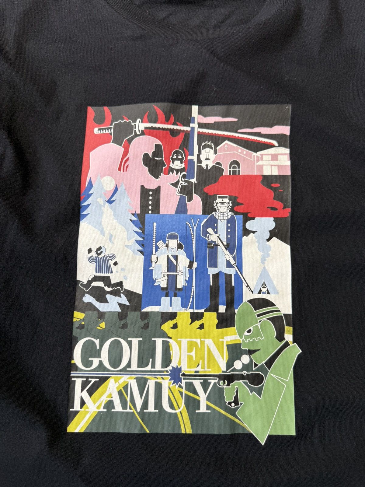Japanese Brand Men’s Uniqlo Golden Kamuy T-shirt Size US M / EU 48-50 / 2 - 10 Thumbnail