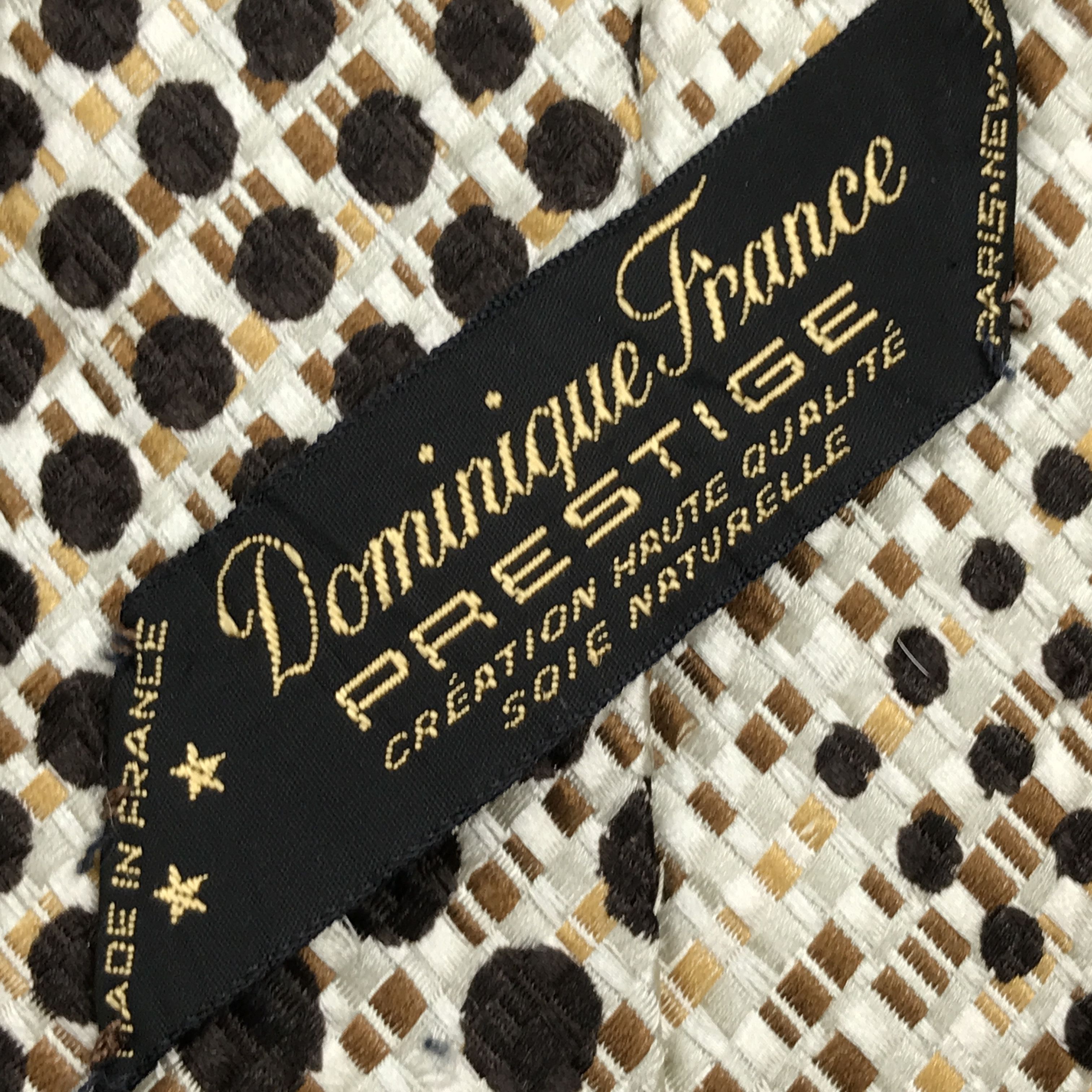 Designer × Vintage Vintage Dominique France Silk Necktie Size ONE SIZE - 6 Thumbnail