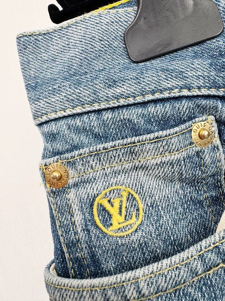 Louis Vuitton Louis Vuitton Jeans in Light Blue-2506 Size 29" - 3 Thumbnail