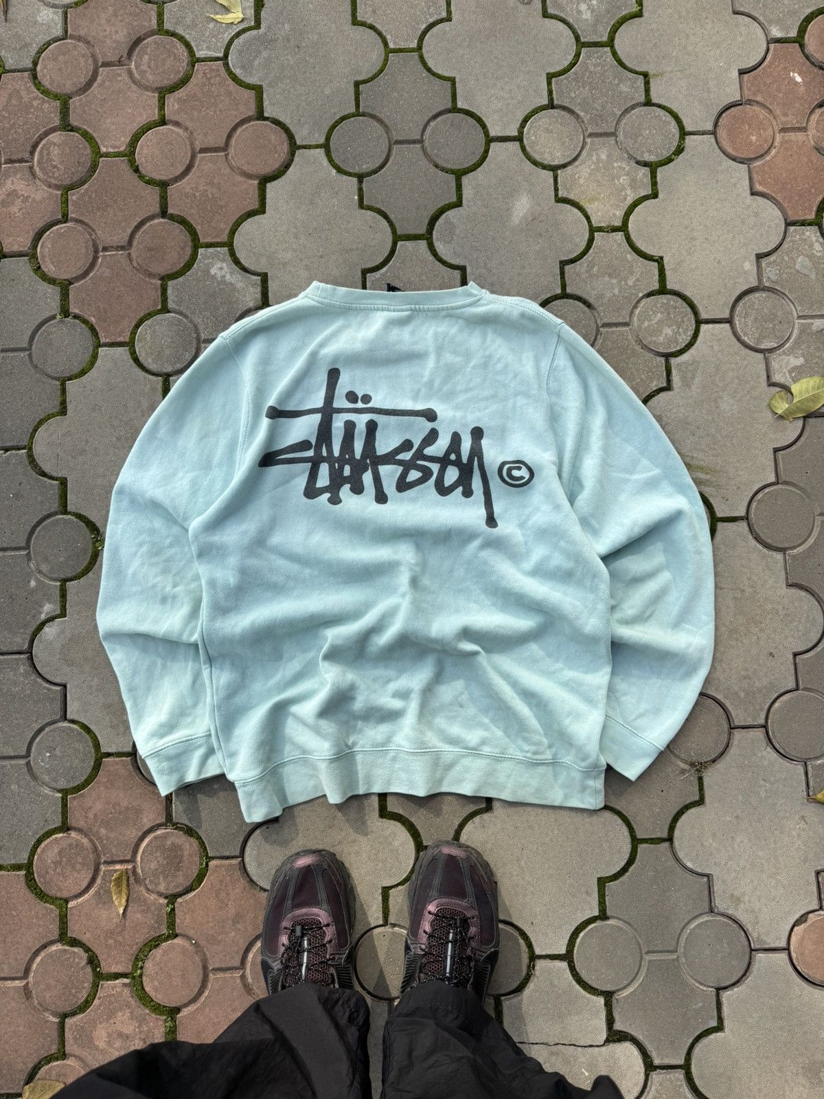 Stussy Vintage Stussy Big Logo Oversized Sweatshirt Y2K USA Size US L / EU 52-54 / 3 - 2 Thumbnail