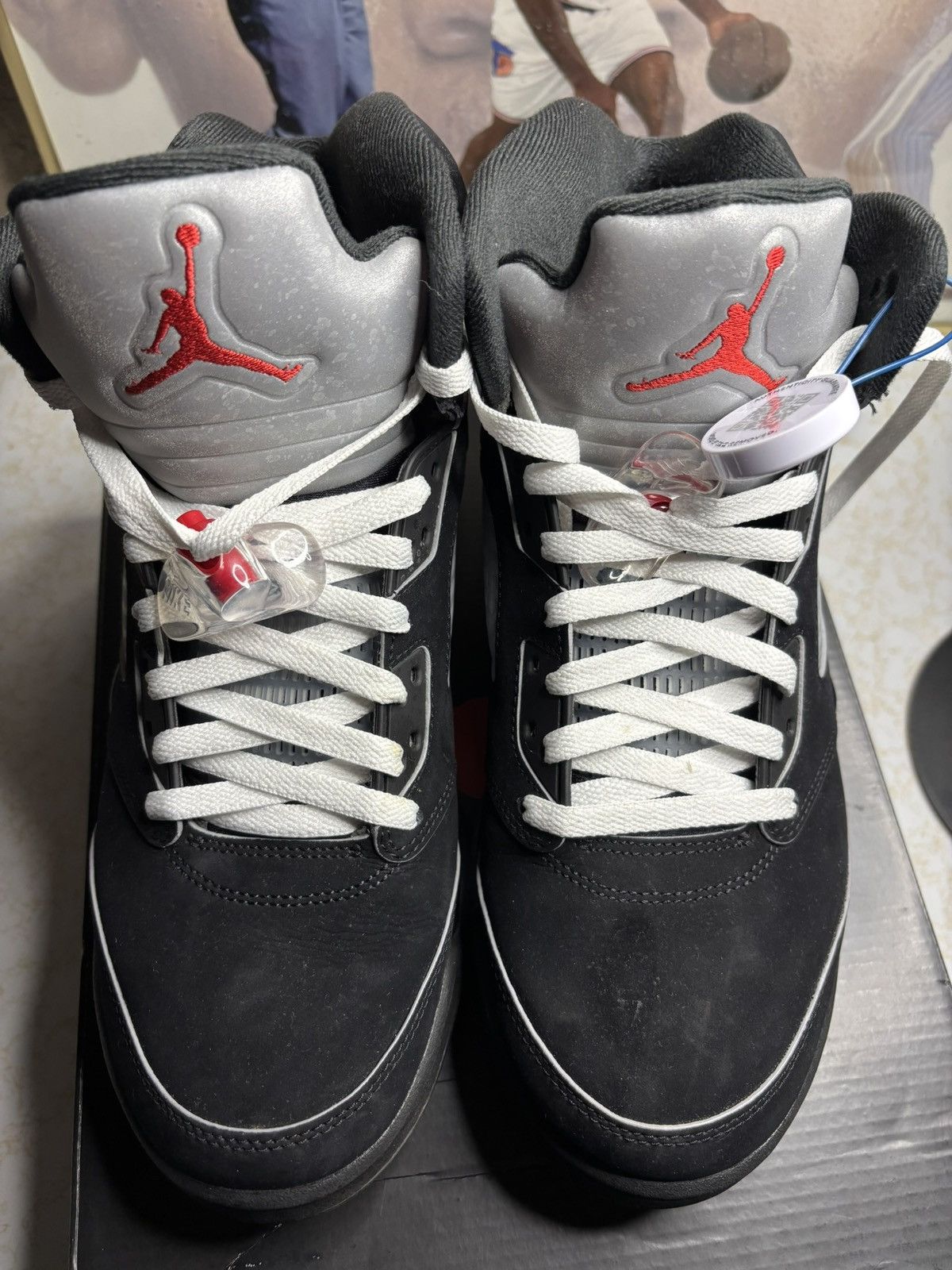 Jordan Brand Jordan Retro 5 “Black Metallic reimagine” Size US 11.5 / EU 44-45 - 2 Thumbnail