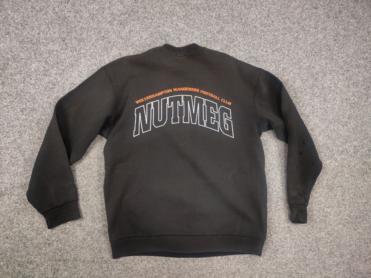 Nutmeg Rare Vintage 95's Wolverhampton Wanderers Nutmeg Sweatshirt Size US L / EU 52-54 / 3 - 15 Thumbnail