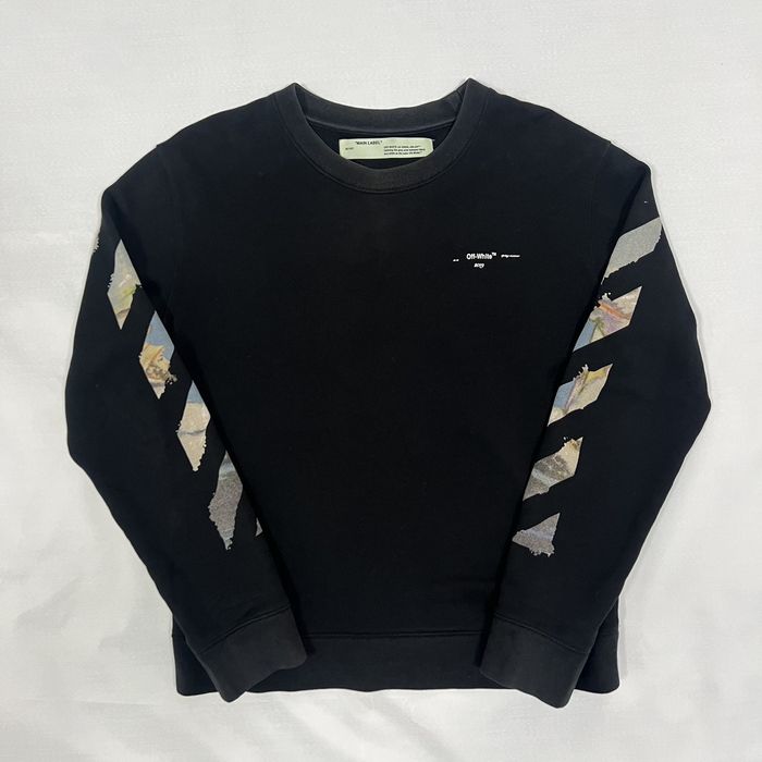 White diag hot sale arrows sweatshirt