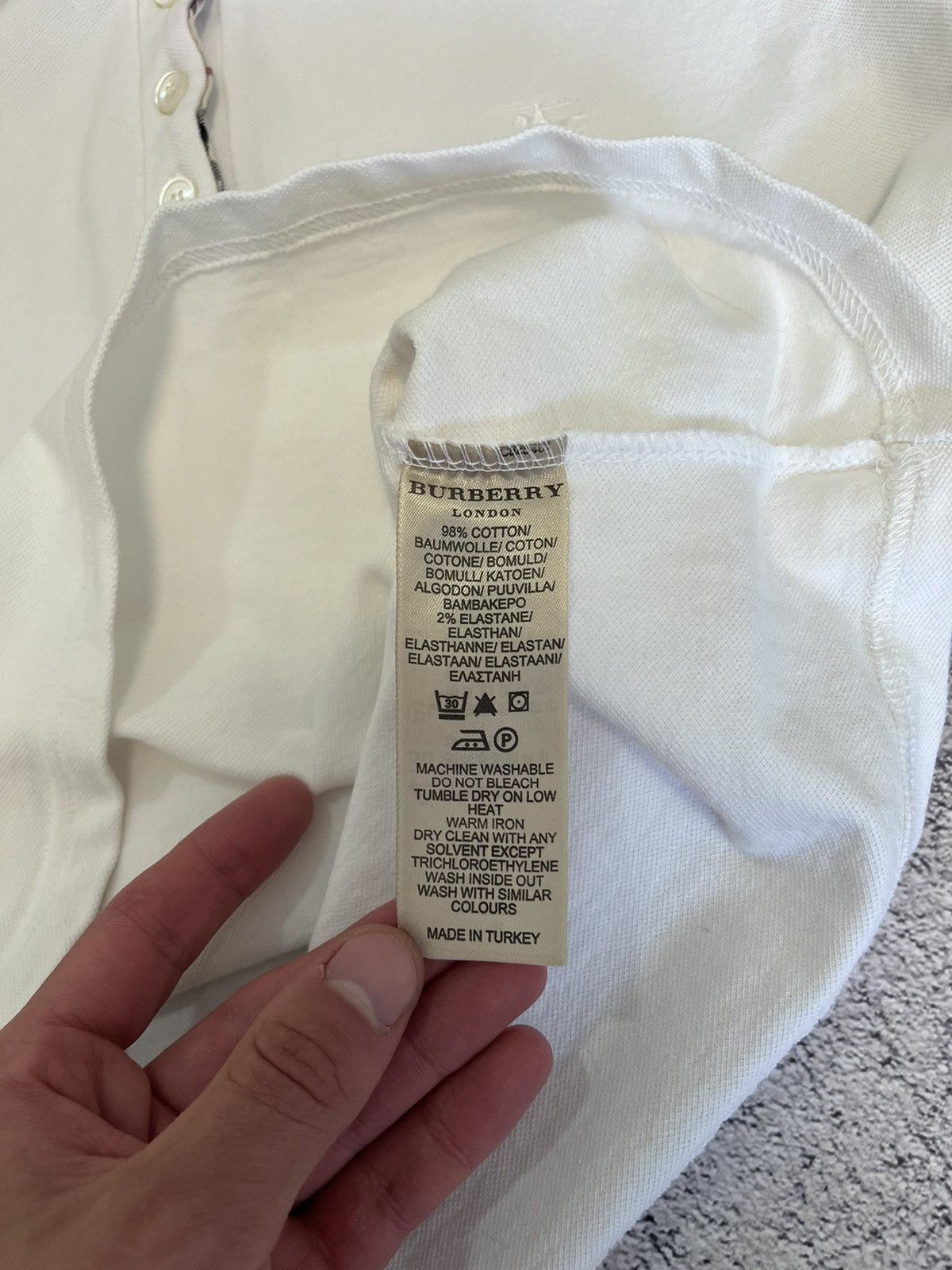 Burberry Burberry London Women T- Shirt Polos White Size L Size L / US 10 / IT 46 - 10 Thumbnail