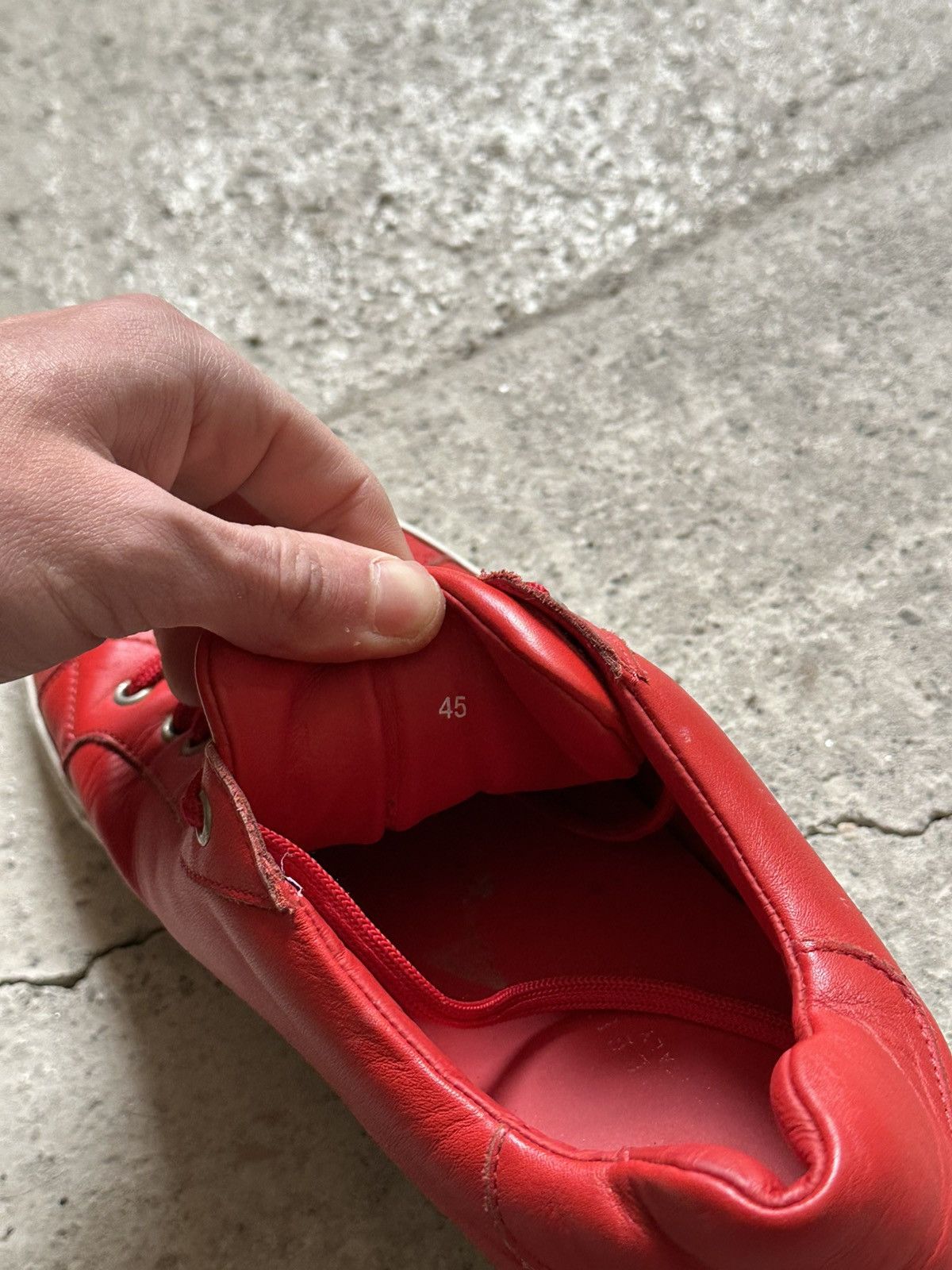 Philipp Plein Philipp Plein P18S red Rare Luxury Sneakers Size US 11.5 / EU 44-45 - 9 Thumbnail