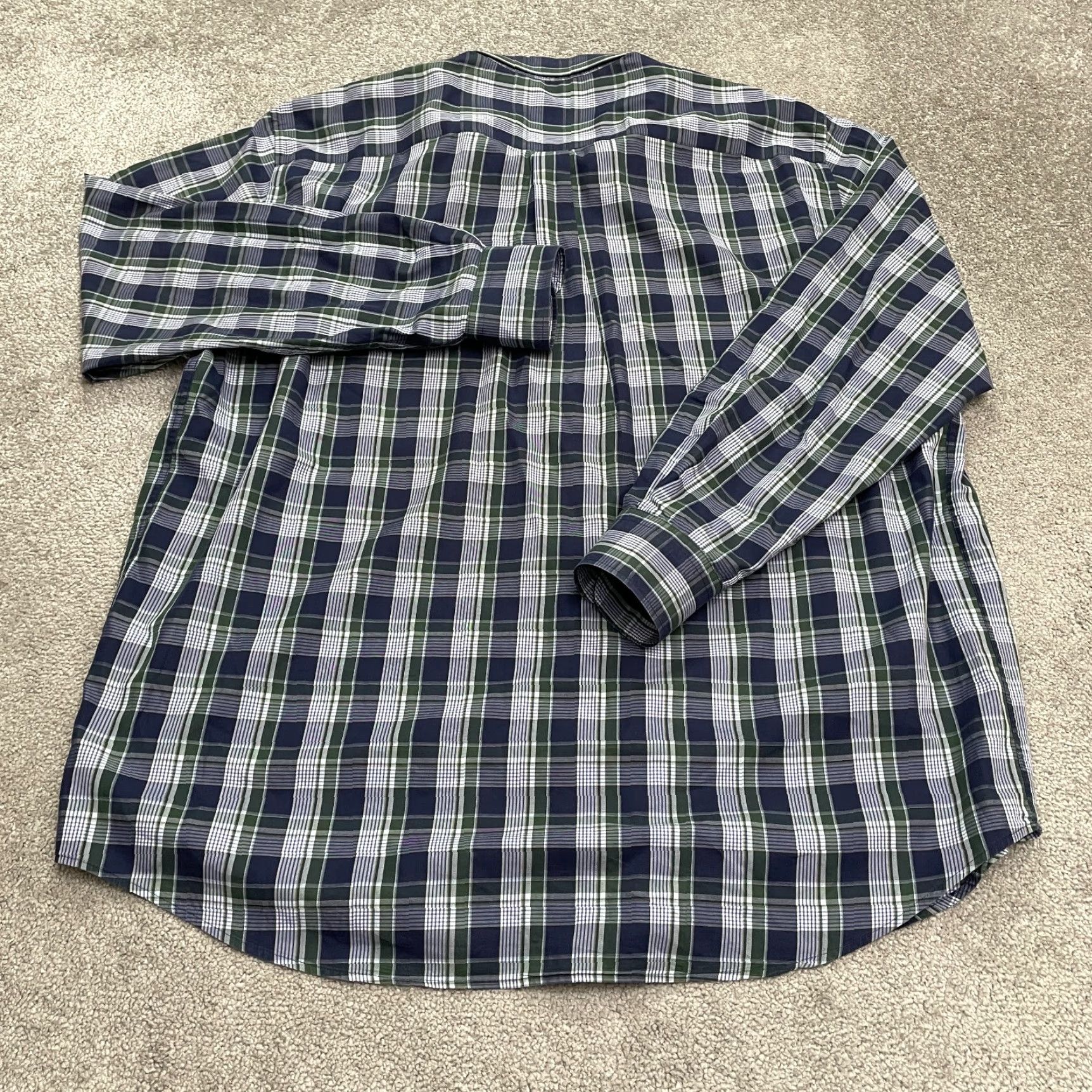 Peter Millar Peter Millar Button-Down Shirt Mens 2XL Multicolor Plaid Long Sleeve Cotton Top Size US XXL / EU 58 / 5 - 2 Thumbnail