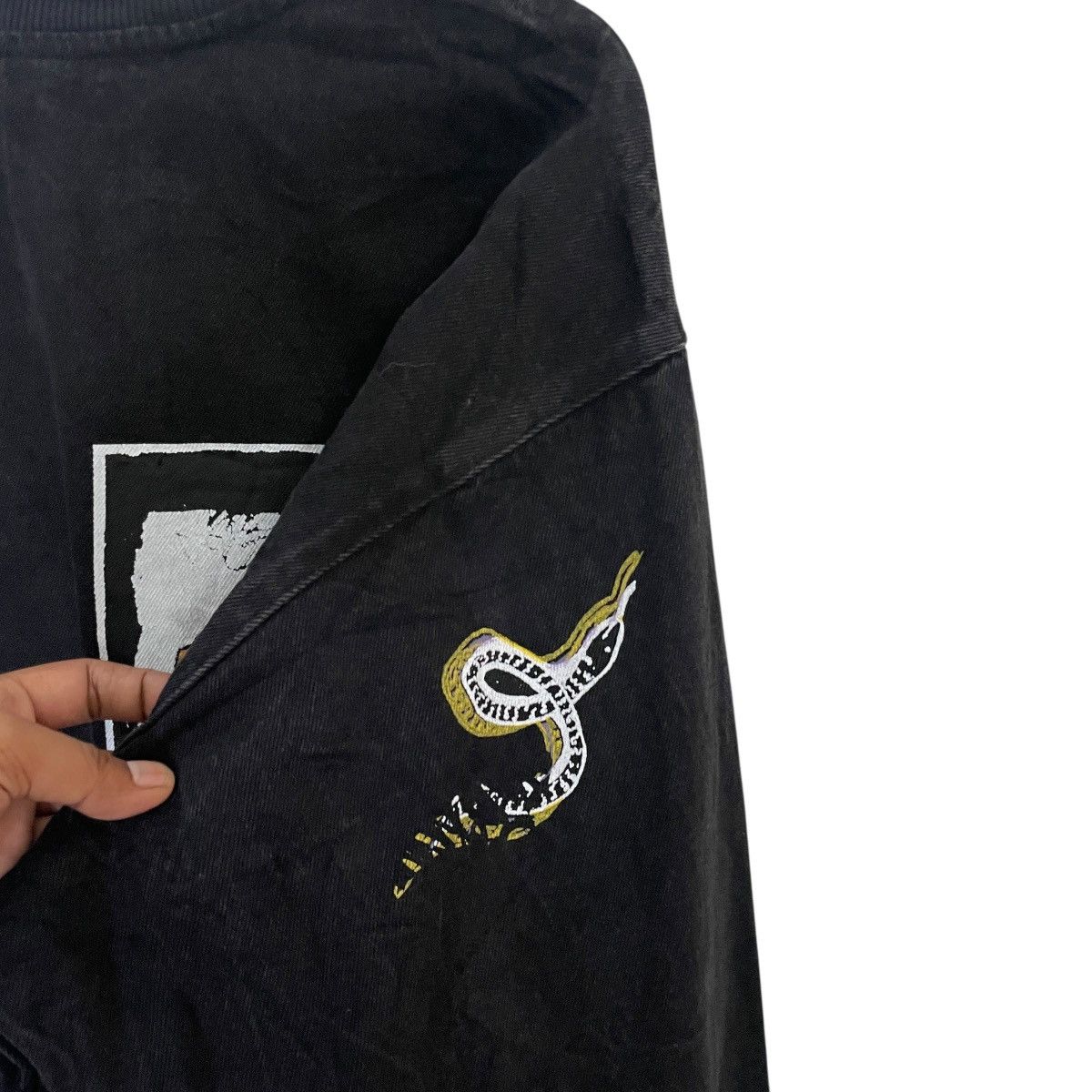 Japanese Brand Vintage Japanese Designer Sediotinaries Denim Sweatshirt Size US XL / EU 56 / 4 - 8 Thumbnail