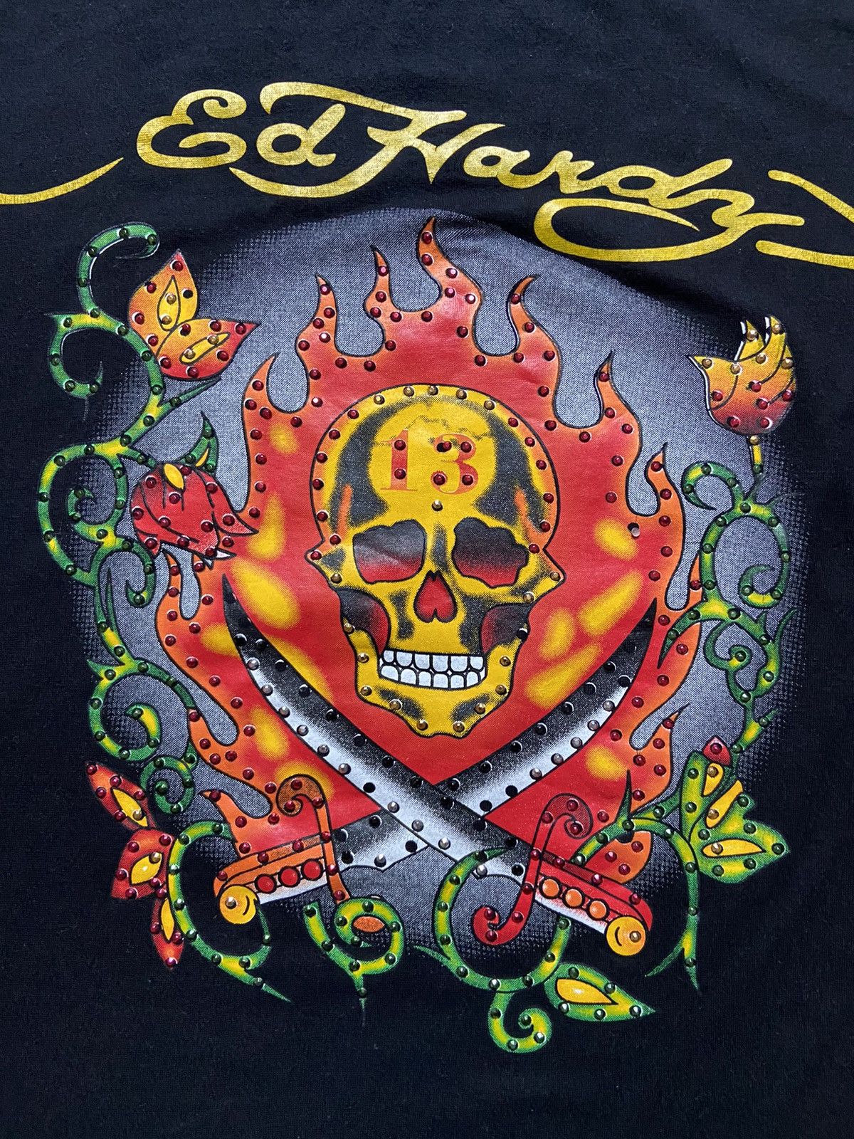Affliction × Ed Hardy Rare Ed Hardy Longsleeve Y2K Affliction Style Size US XL / EU 56 / 4 - 2 Thumbnail