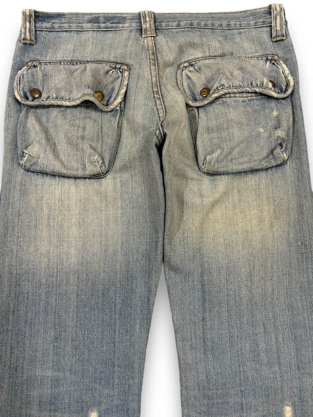 KMRii Vintage Kiliwatch Mud Wash Distressed Punk Grunge Jeans Size US 32 / EU 48 - 13 Thumbnail