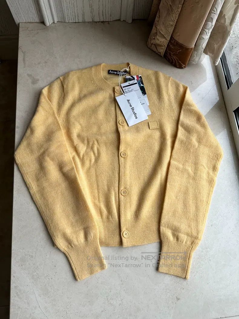 Acne Studios Acne Studios Smiling wool sweater knit cardigan jacket, ba Size M / US 6-8 / IT 42-44 - 1 Thumbnail