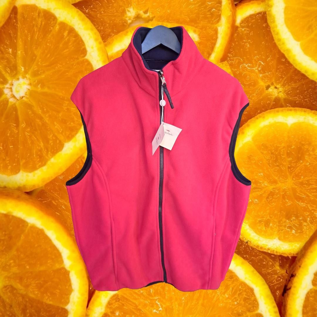 Other New Bob Timberlake Red Full Zipper Fleece Vest Size Large [D Size US L / EU 52-54 / 3 - 1 Thumbnail