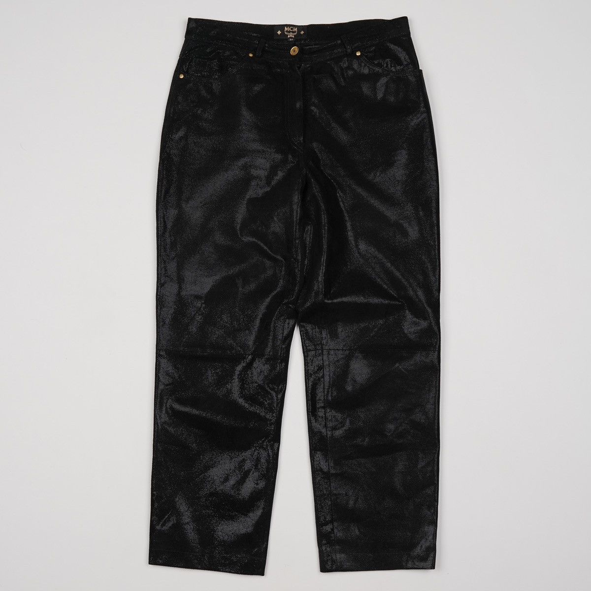 MCM MCM Leather Pants Trousers 32 size Size US 32 / EU 48 - 4 Thumbnail