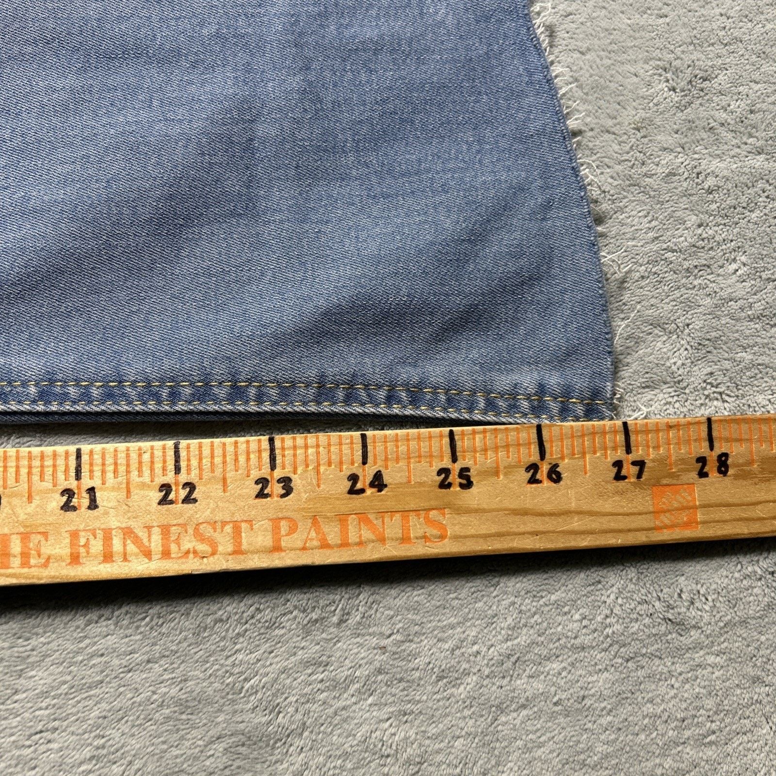 Levi's Beyond Baggy Dojo Flare Jeans Womens 31x27 Raw Hems Hamilton Size 31" - 16 Thumbnail