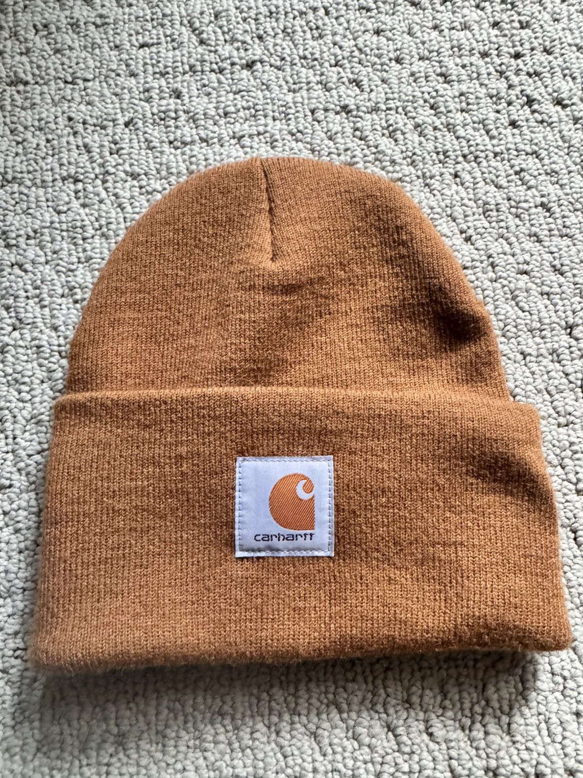 Other Carhartt Light Brown Beanie Size ONE SIZE - 1 Thumbnail