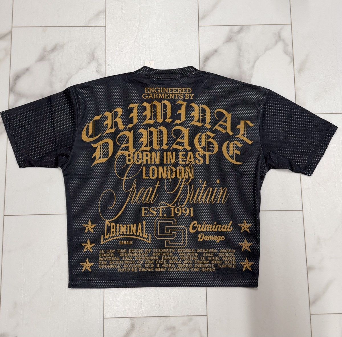 Criminal Damage CRIMINAL DAMAGE BLAKE MESH TOP - Sz XL Size US XL / EU 56 / 4 - 4 Thumbnail
