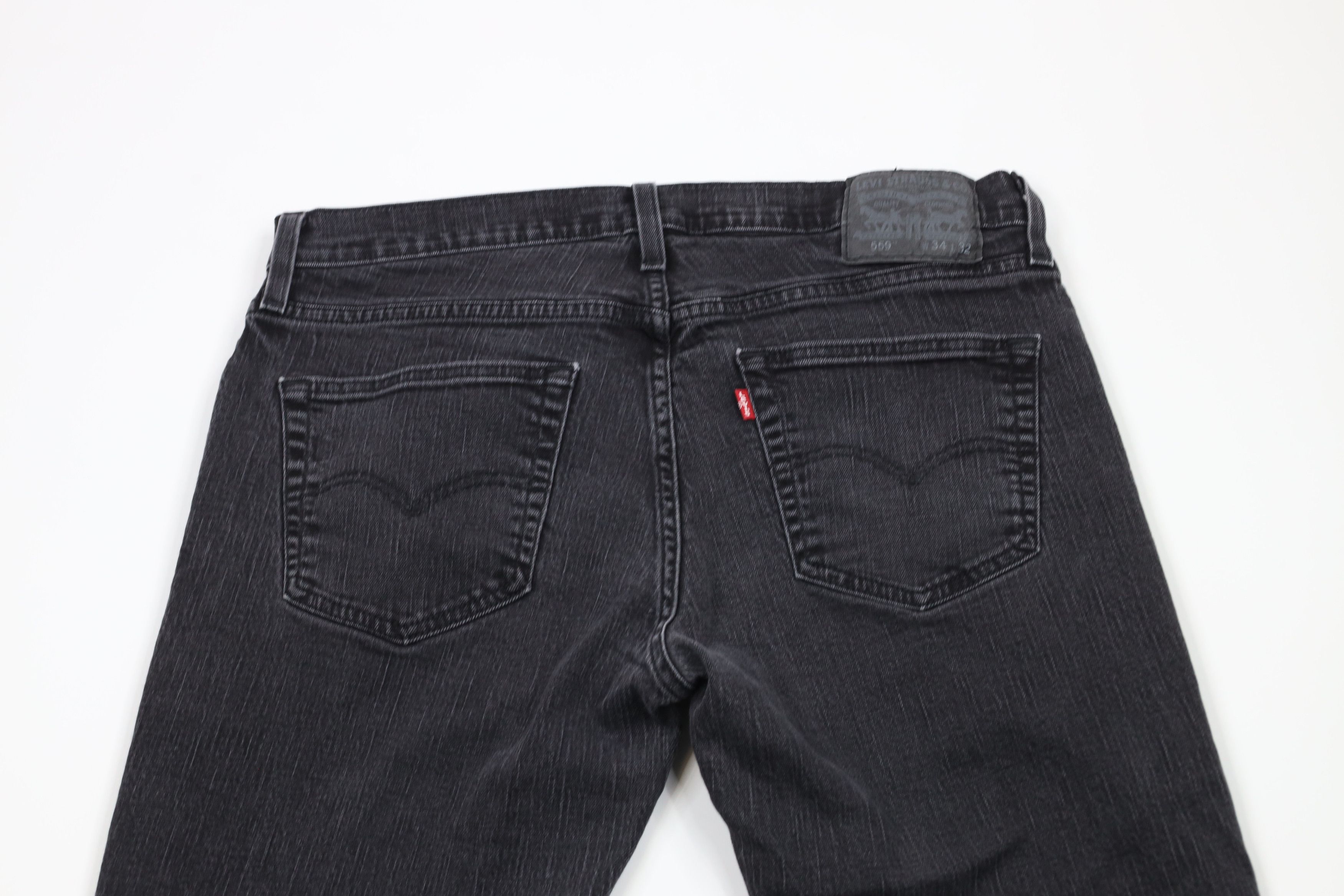 Levi's × Vintage Vintage Y2K Levis 569 Stretch Loose Straight Wide Leg Jeans Size US 34 / EU 50 - 9 Thumbnail