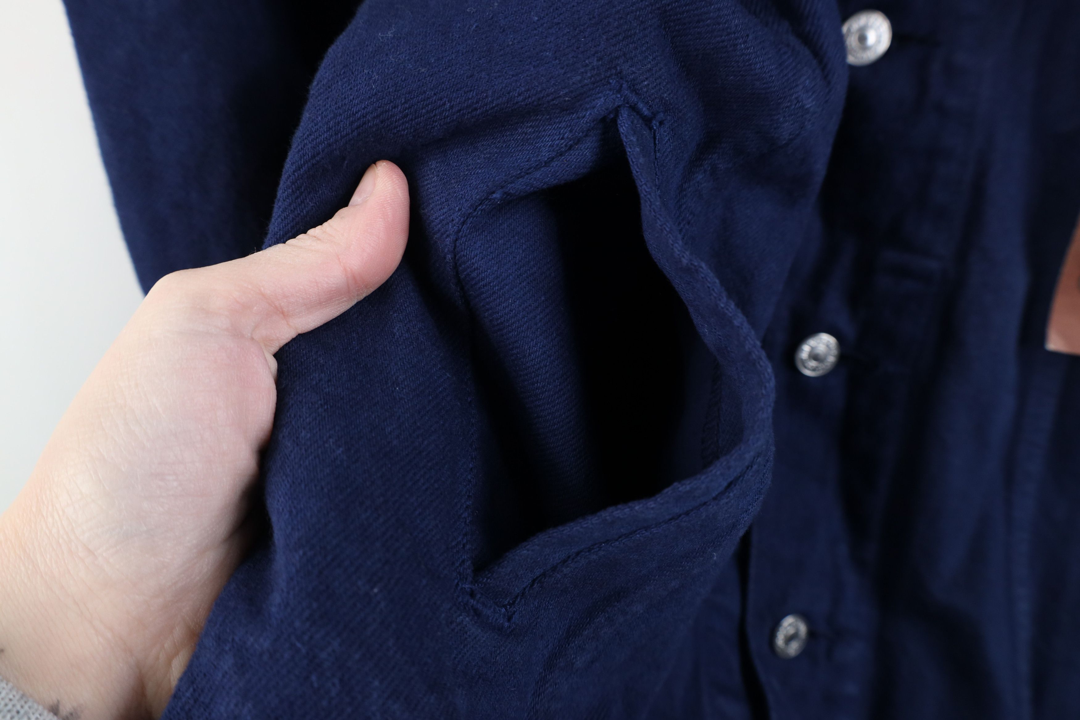 Calvin Klein Deadstock Vintage 90s Calvin Klein Jacket Navy Blue USA Size US L / EU 52-54 / 3 - 6 Thumbnail