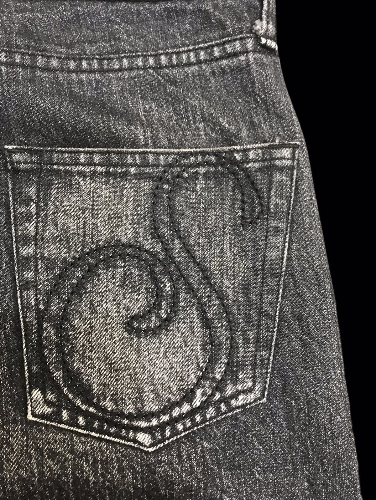 Japanese Brand 💥FLARE💥S1O Japan Sick Fade Selvedge Flare Curve Denim F151 Size US 33 - 15 Thumbnail