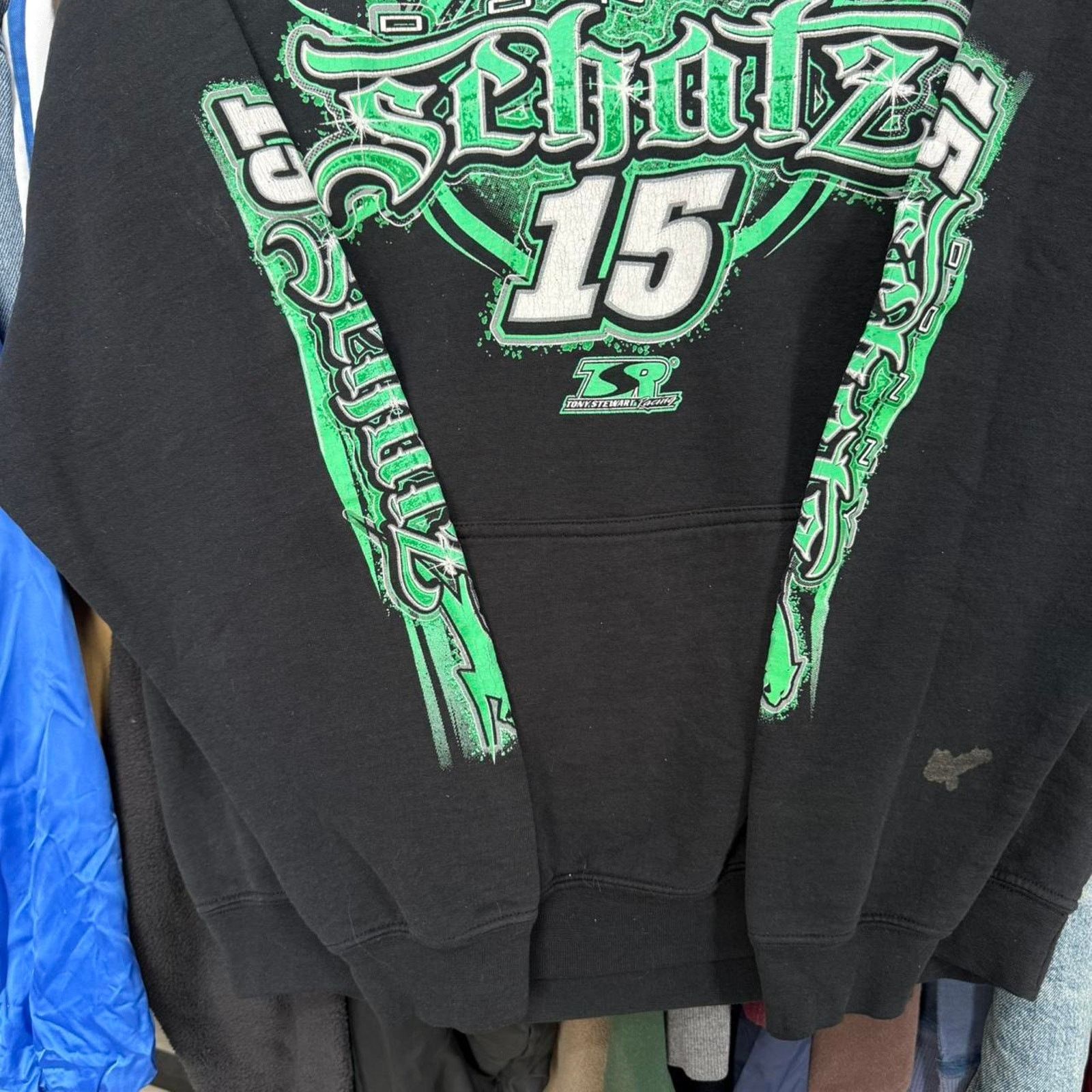 Gildan Vintage Y2K Donny Schotz Racing Double Sided Hoodie Size US L / EU 52-54 / 3 - 6 Thumbnail