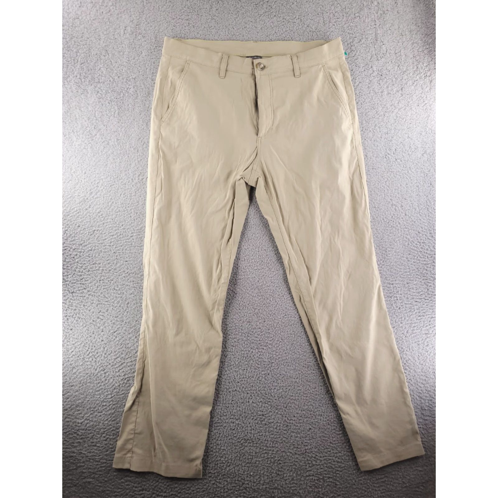 Eddie Bauer Eddie Bauer Pants Mens 34x31 Nylon Stretch Utility Beige Brown Tan Straight Fit Pants Mens 34x31 Beige Nylon Stretch Chino Regular Inseam 31 Size US 34 / EU 50 - 2 Thumbnail