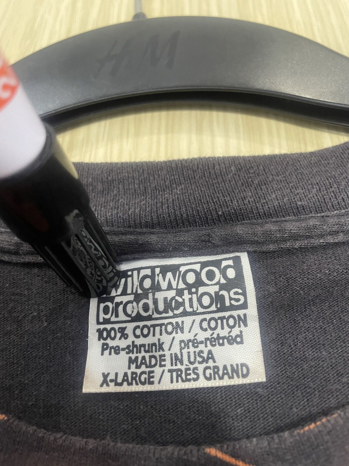 Vintage Vintage 1990s x wildwood production x over print x usa Size US XL / EU 56 / 4 - 5 Thumbnail