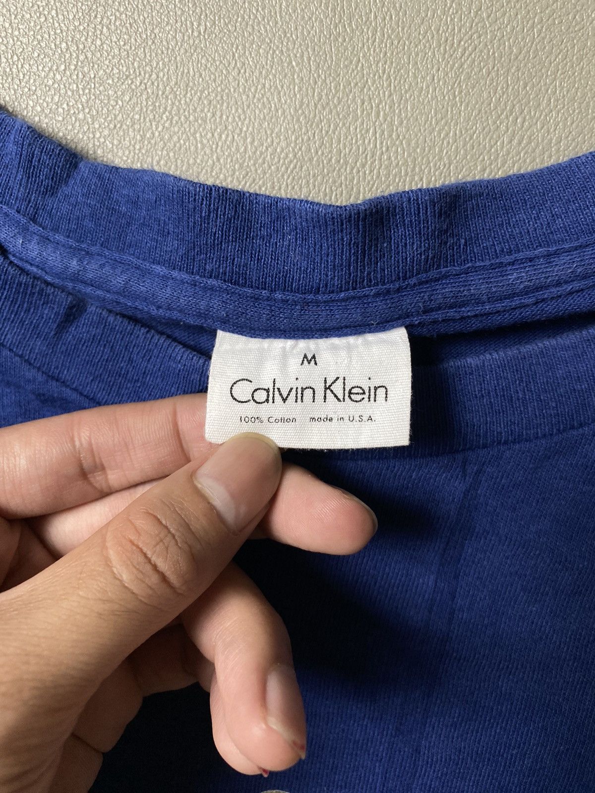 Calvin Klein × Vintage Vintage Calvin Klein Spade Card Tshirt Size US M / EU 48-50 / 2 - 3 Thumbnail