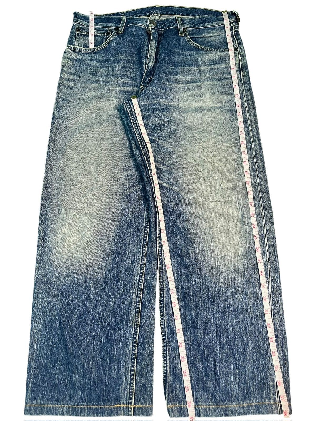 Levi's Vintage 90s Levis 503 Mud Wash Distress Baggy Jeans Size US 33 - 7 Thumbnail