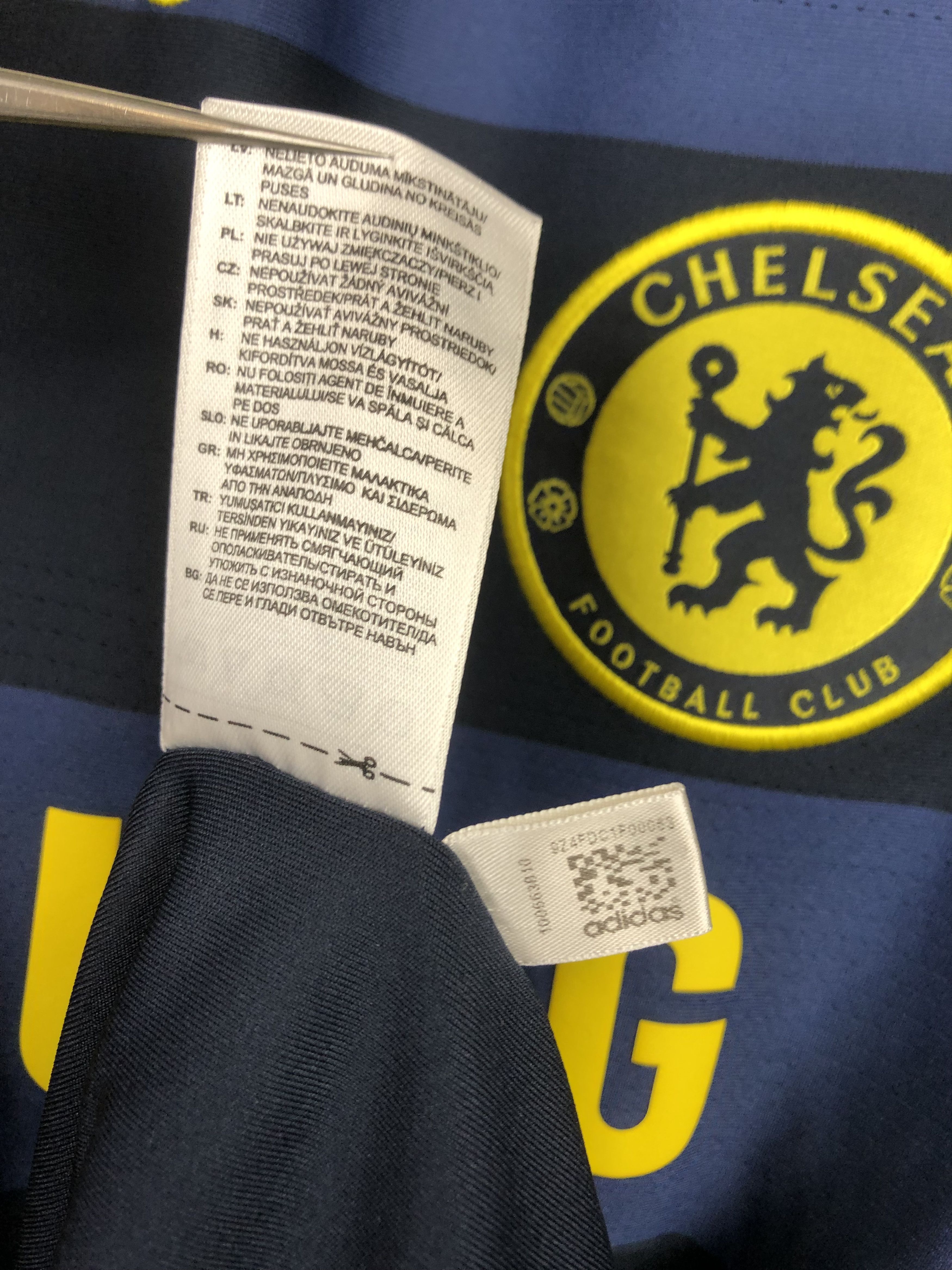 Adidas Chelsea football shirt 2009 Soccer Adidas Jersey Mens Trikot Size US XXL / EU 58 / 5 - 7 Thumbnail
