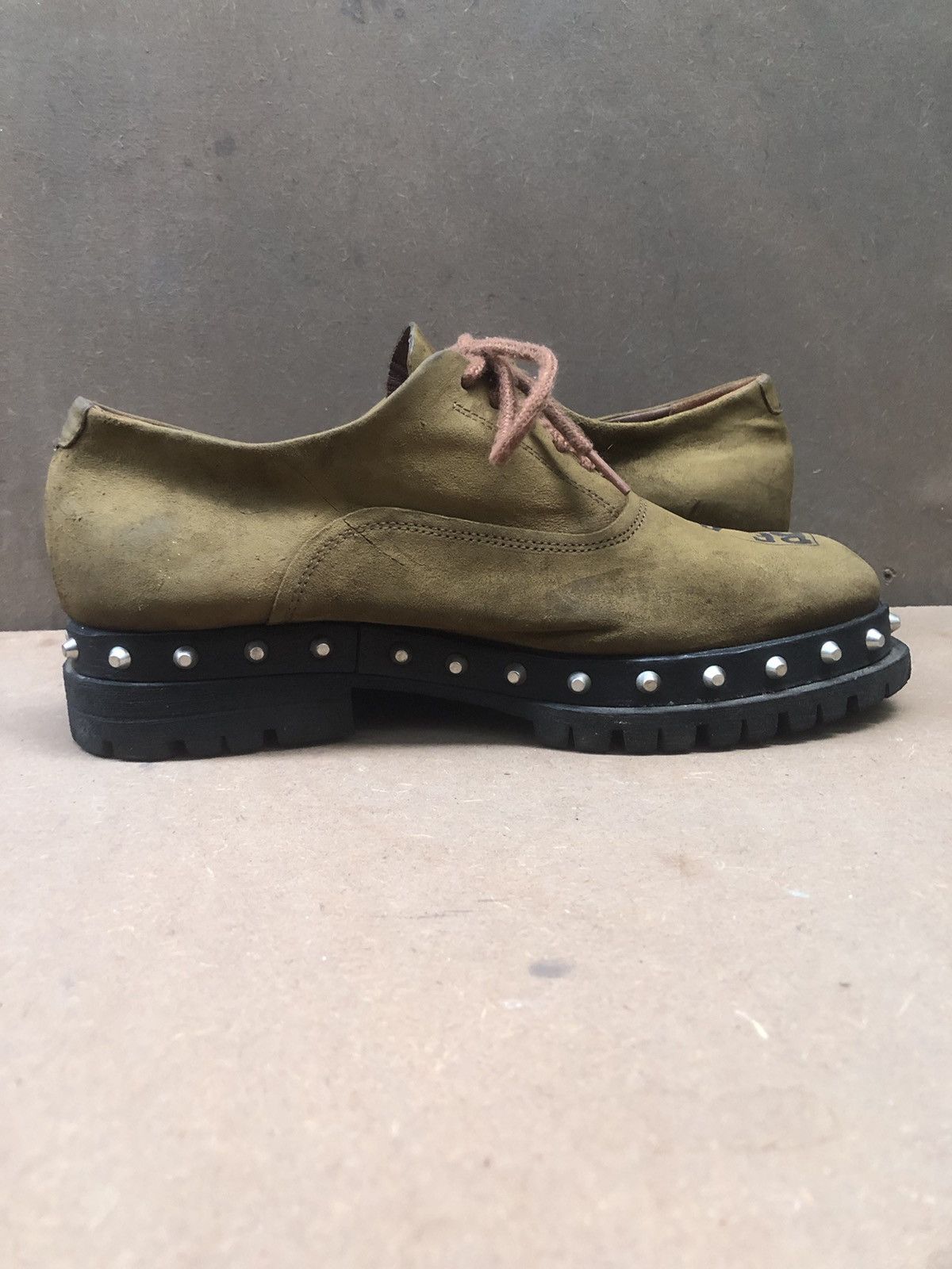 A.S.98 A.S 98 Brown Leather Men’s studded Casual Shoes Size 42 Size US 8 / EU 41 - 5 Thumbnail
