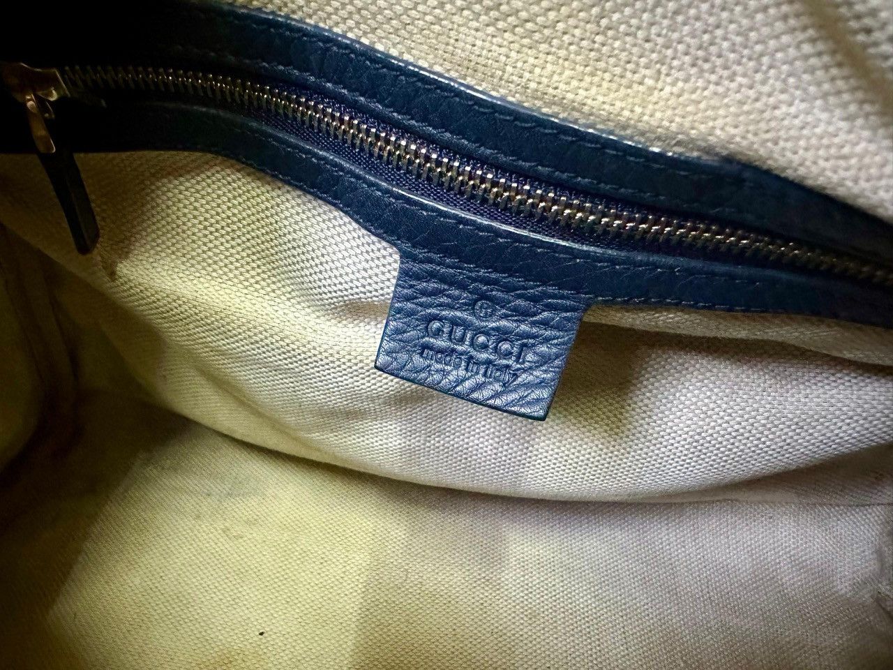 Gucci Authentic Gucci Soho Pebbled Leather Medium Boston Bag Size ONE SIZE - 9 Thumbnail