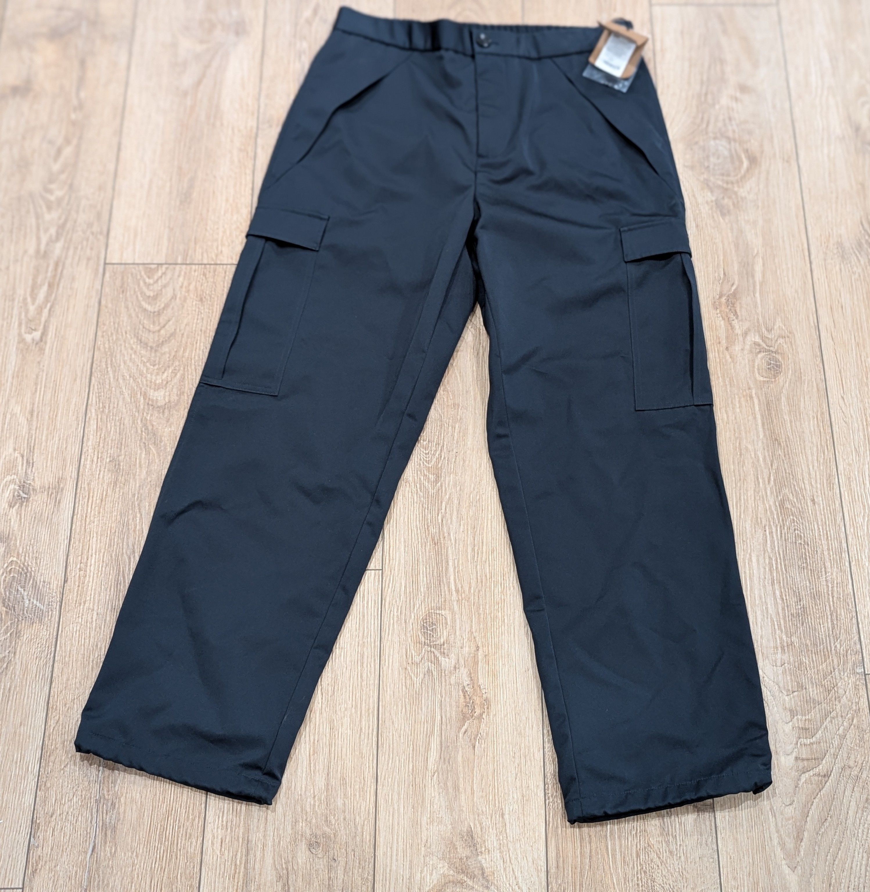 Burberry Burberry "Capleton" Wool Blend Pants Charcoal Blue 50 US 34 Size US 34 / EU 50 - 1 Thumbnail