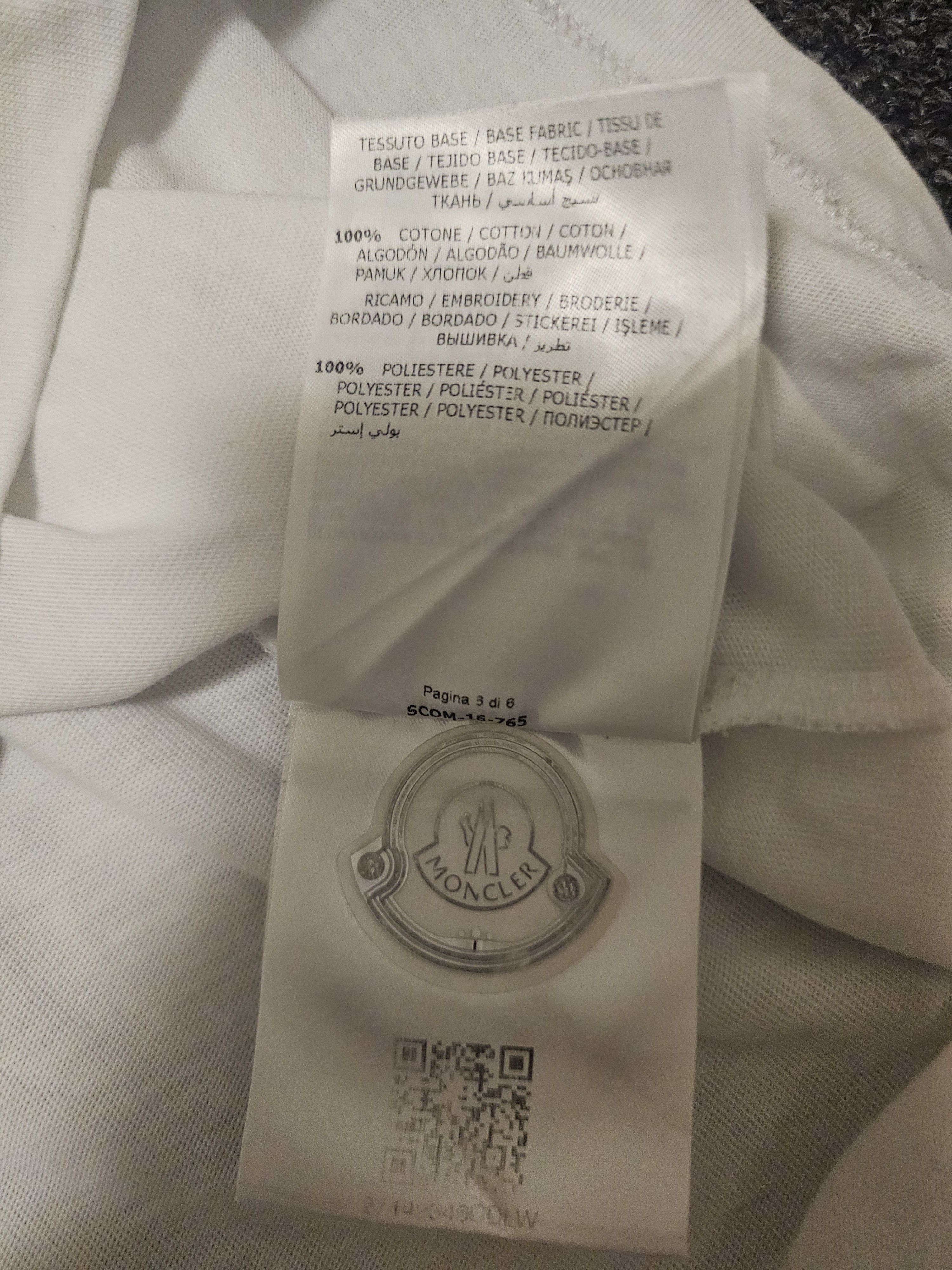 Moncler Moncler men's t-shirt size XL Size US XL / EU 56 / 4 - 6 Thumbnail