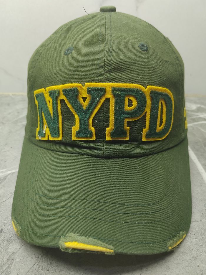 Vintage Vintage NYPD Distressed Cap Hat Size ONE SIZE - 2 Thumbnail