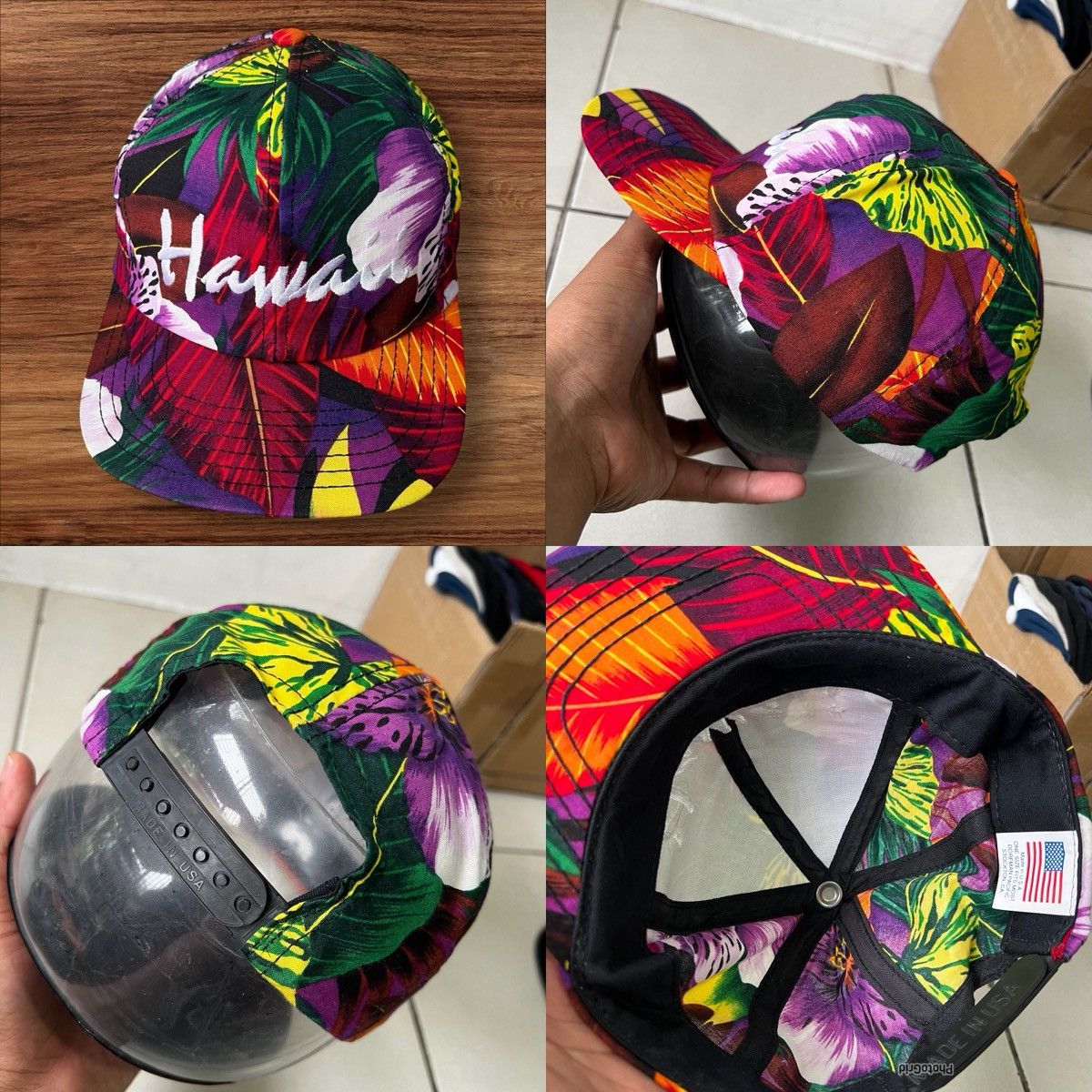 Japanese Brand Vintage Hawaii snapback cap Size ONE SIZE - 2 Thumbnail