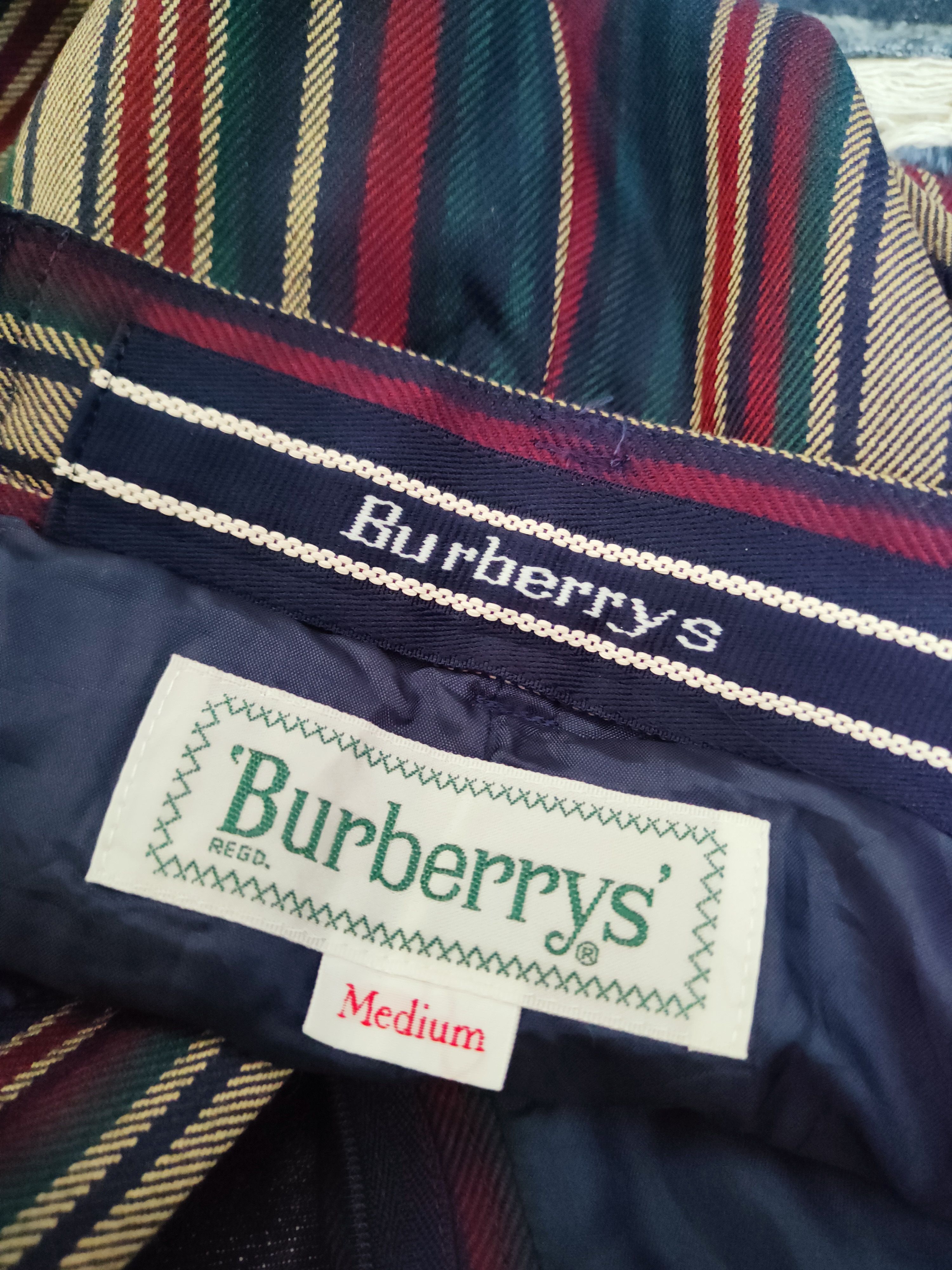 Burberry Burberrys Dark Blue Stripe Multipocket Short Pants #W389 Size 25" / US 0 / IT 36 - 13 Thumbnail