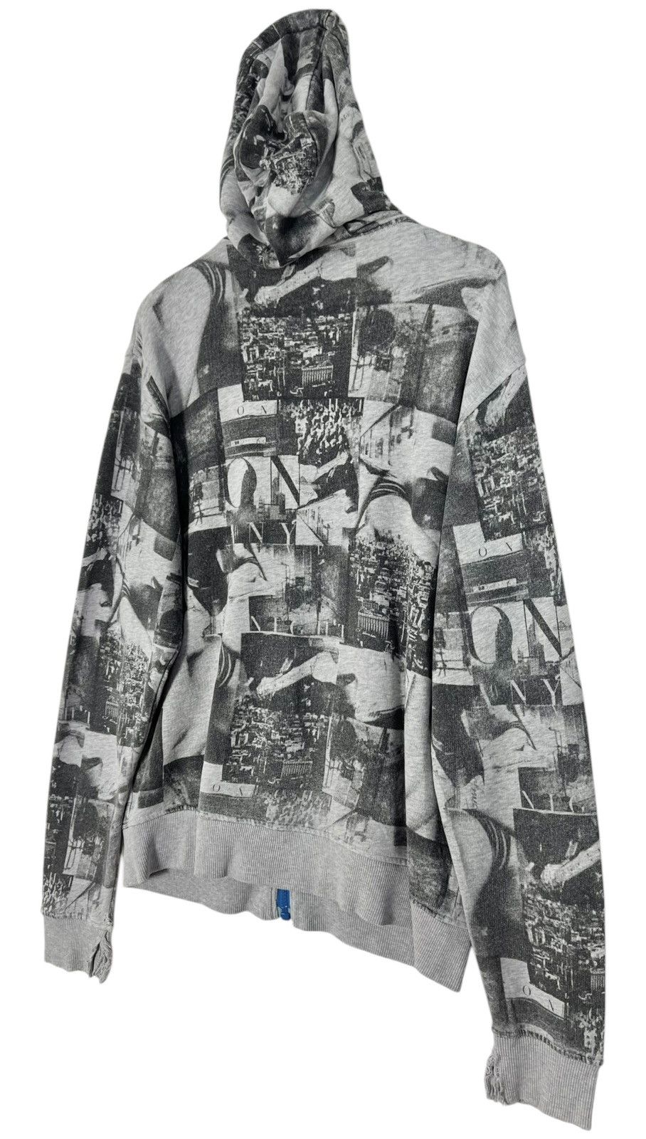 Billabong Distressed Billabong Overprint Zipper Hoodie Size US L / EU 52-54 / 3 - 4 Thumbnail