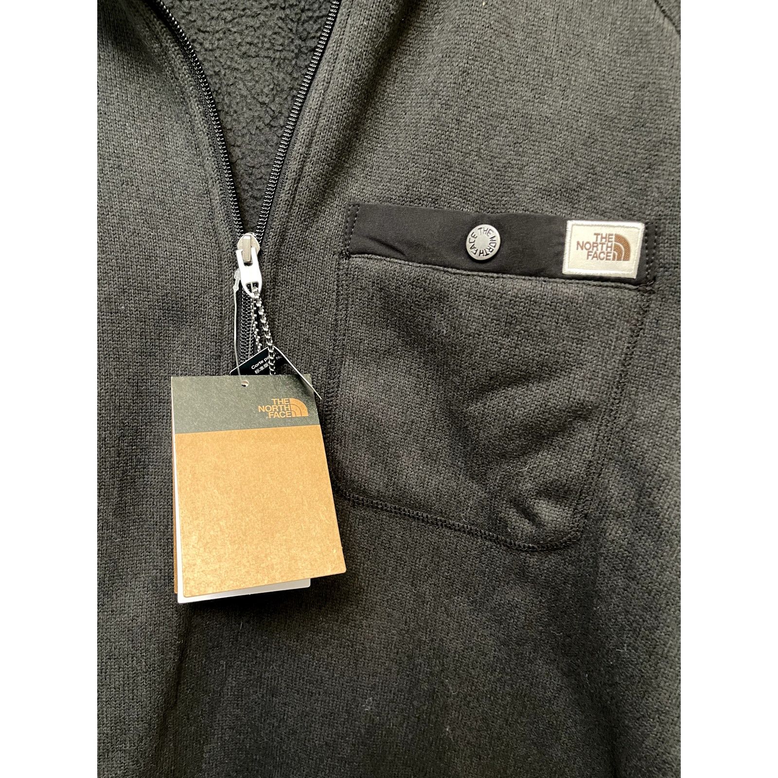 The North Face North Face Pullover Jacket Zipper Black Sz L 1/4 Zipper Size US L / EU 52-54 / 3 - 3 Thumbnail