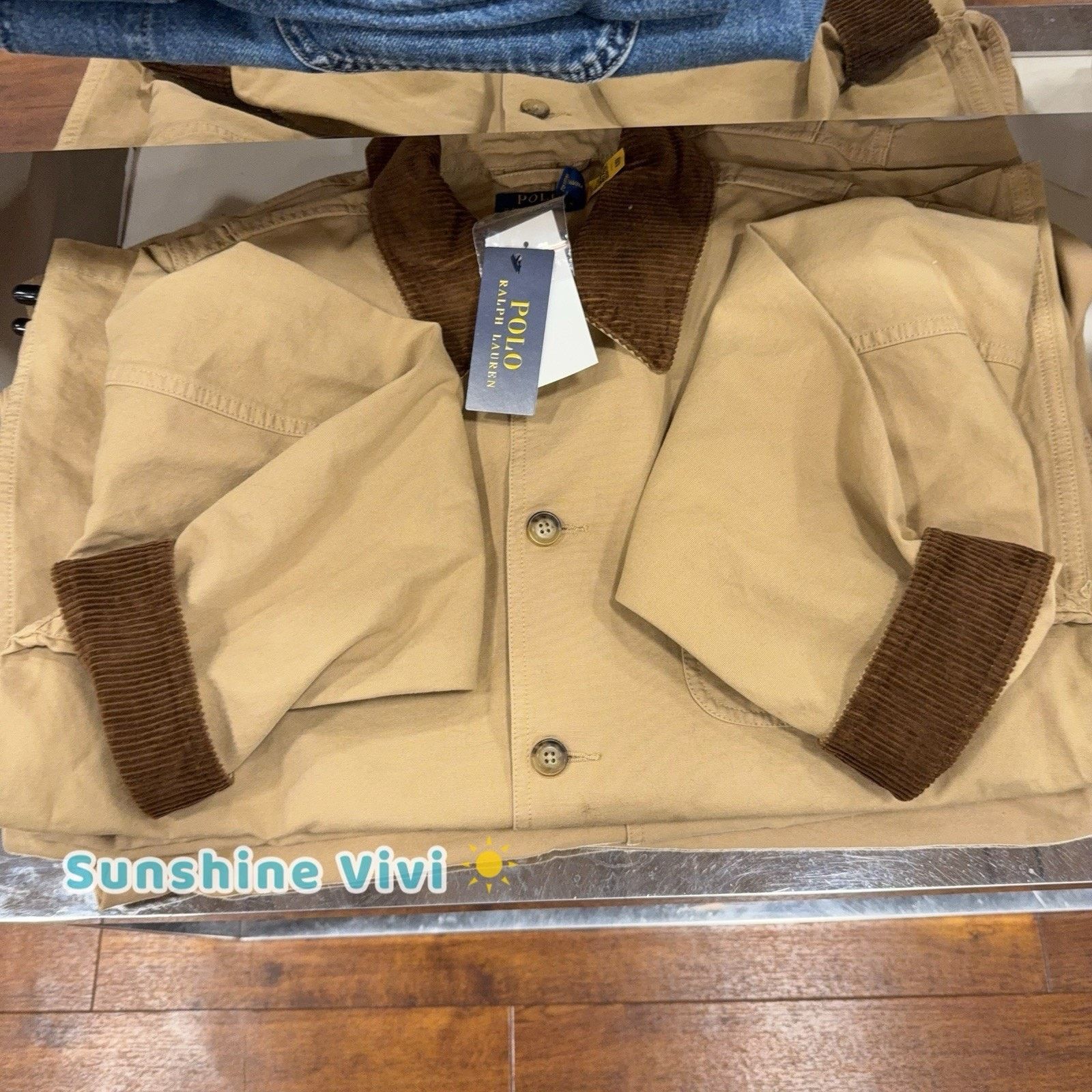 Ralph Lauren NWT Polo Ralph Lauren Women Utility Jacket Corduroy Collar Size US S / EU 44-46 / 1 - 7 Thumbnail