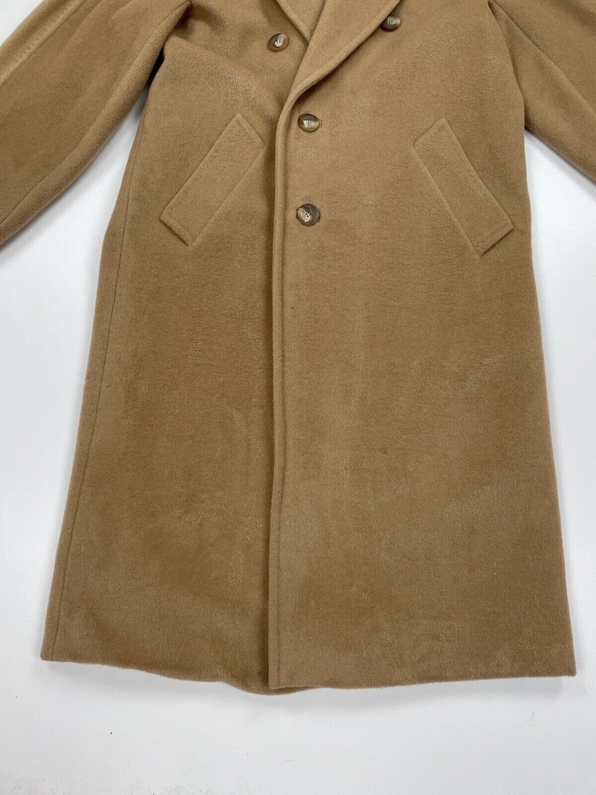 Max Mara Vintage Max Mara Iconic Camel Coat Double Breasted Cashmere Size S / US 4 / IT 40 - 11 Thumbnail