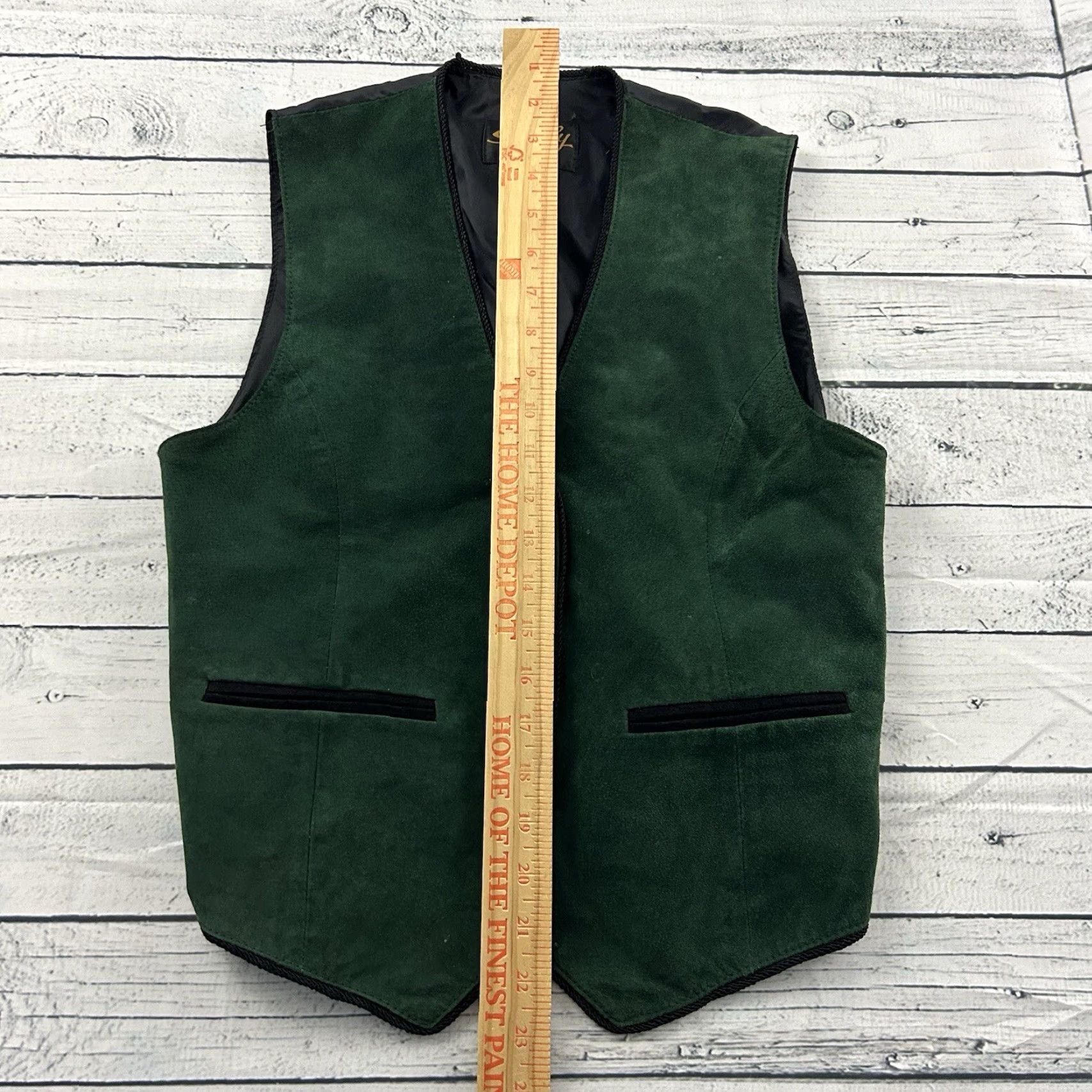Scully Scully Vest Snap Button Suede Green Women's Small VINTAGE? (not applicable) Size S / US 4 / IT 40 - 4 Thumbnail