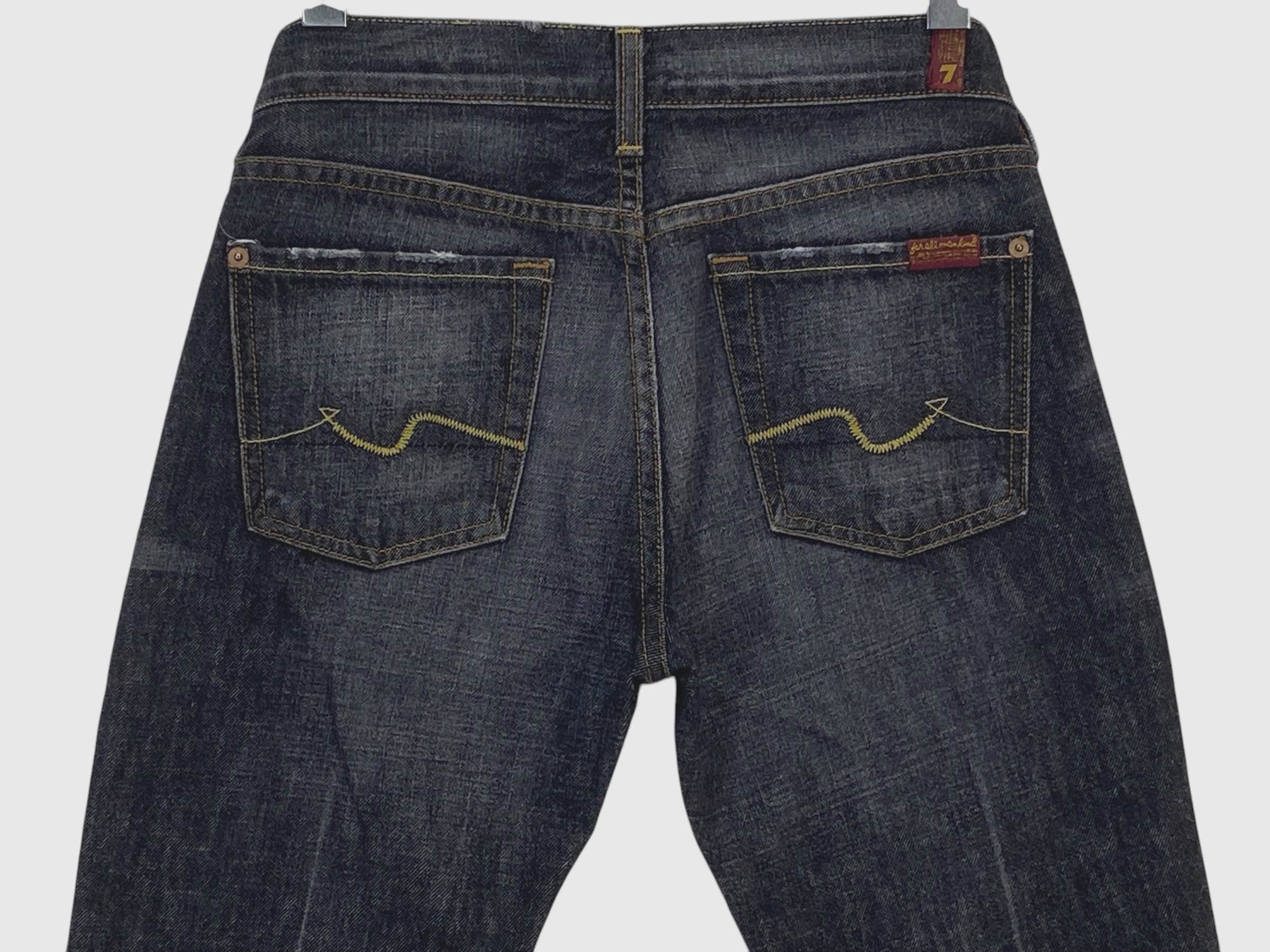 7 For All Mankind × Japanese Brand 7 for all mankind Flare Jeans Bootcut Jeans Size US 26 / EU 42 - 6 Thumbnail