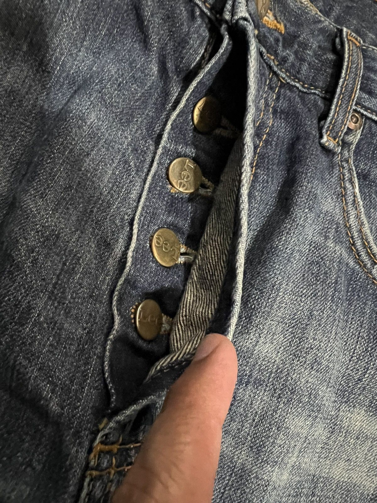 If Six Was Nine × Lee 🌈LEE FLARE DISTRESSED JEAN Size US 30 / EU 46 - 12 Thumbnail